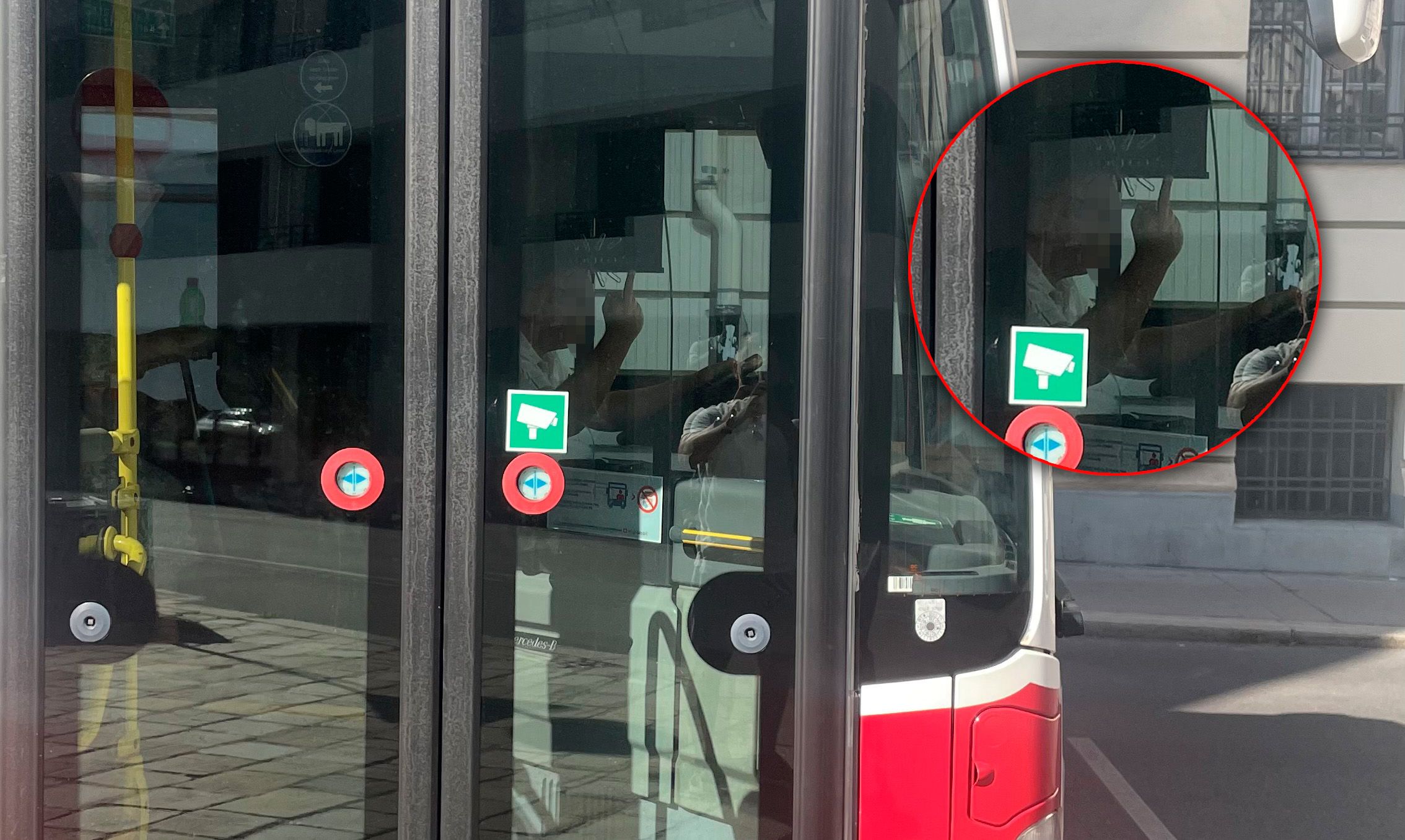 Die Diskussion im Bus endete alles andere als freundlich.