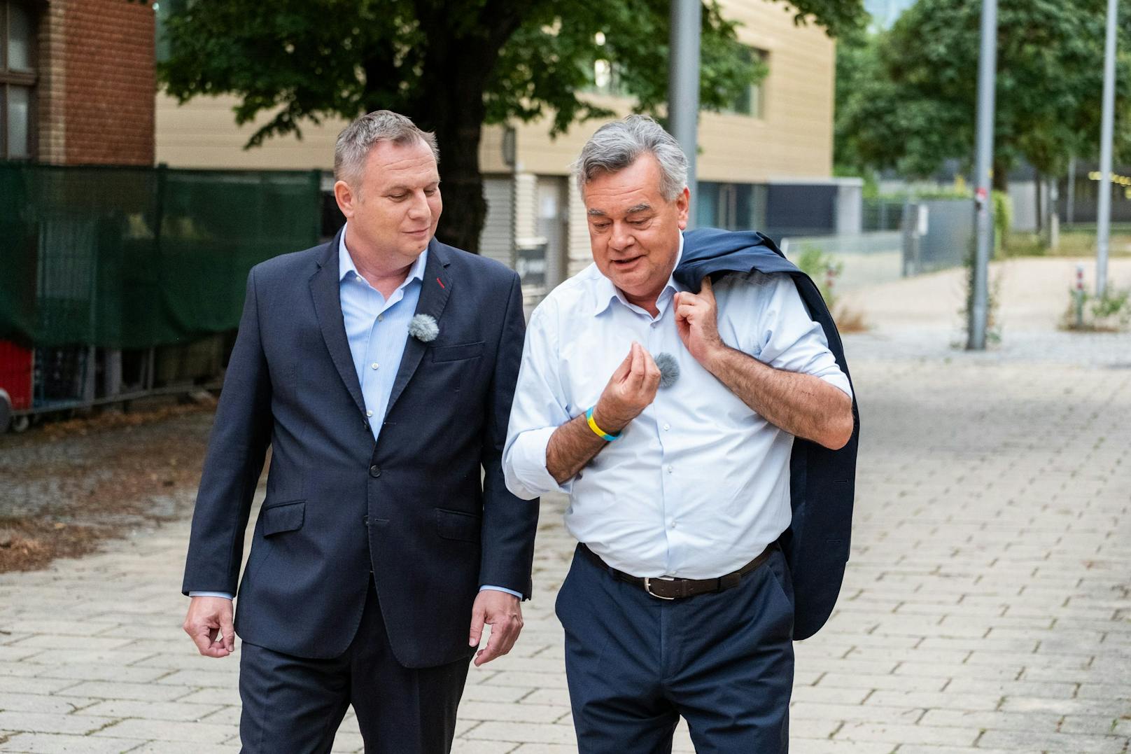 Vizekanzler Werner Kogler beim Puls-Sommergespräch. 