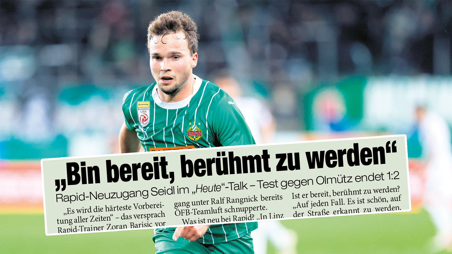 Matthias Seidl hielt sein "Heute"-Versprechen.