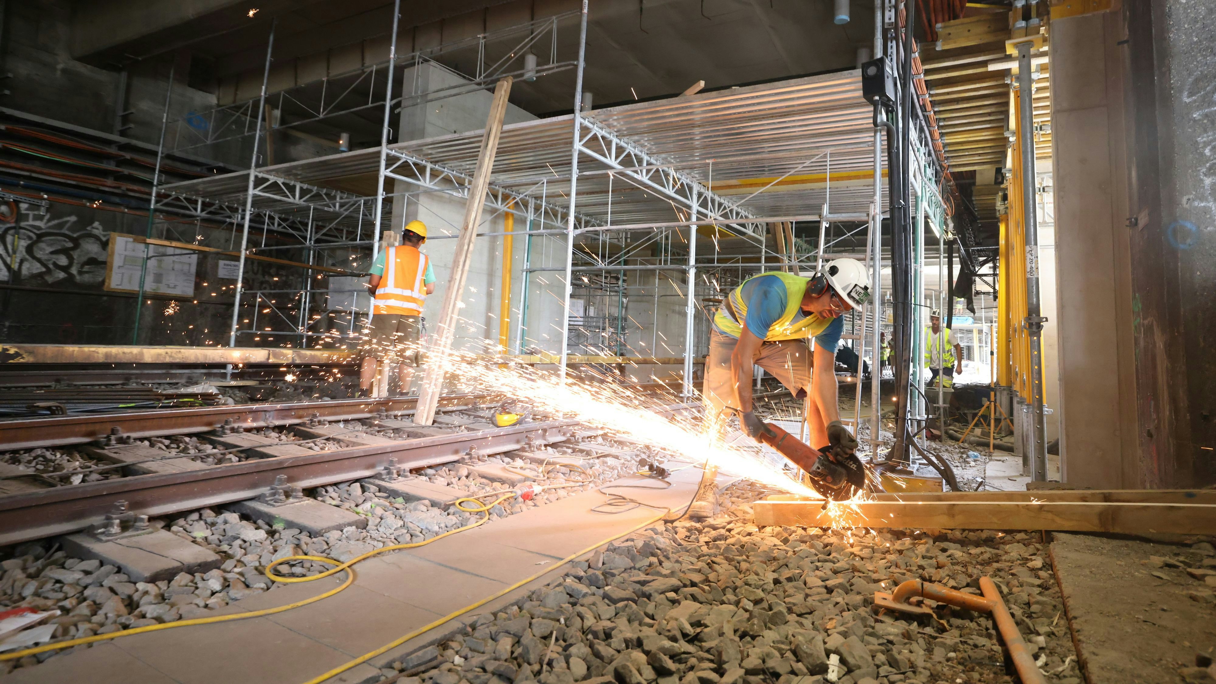 U4-Tunnel-Arbeiten nahe Schwedenplatz