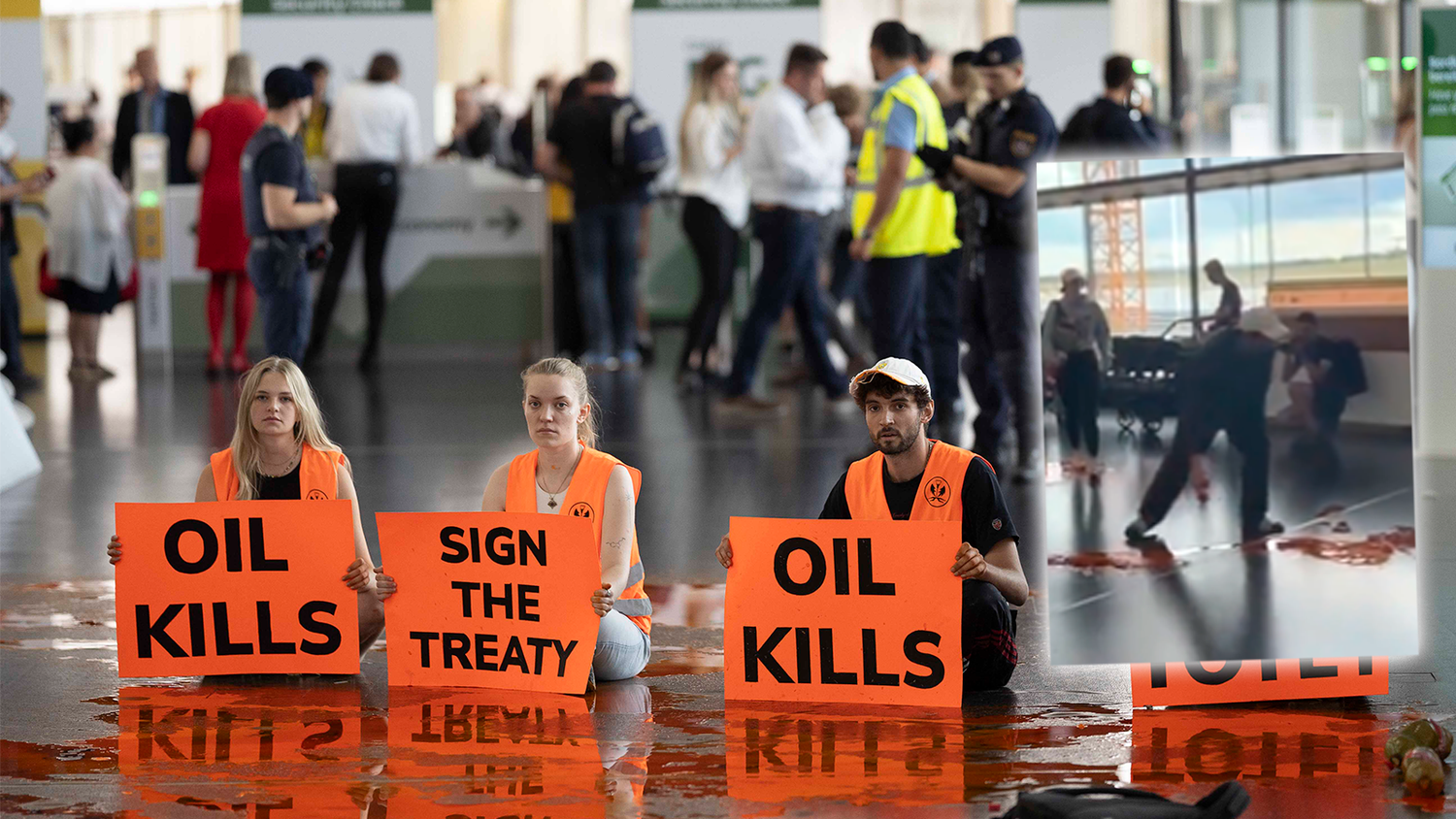 Ein Video zeigt den schmerzhaften Zwischenfall.