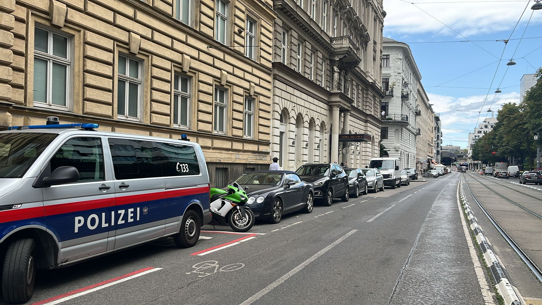 Der Tatort am Wiener Alsergrund