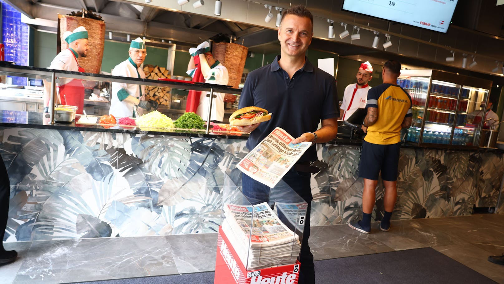 Die Zeitung zum Döner: "Heute" ab jetzt bei Ferhat