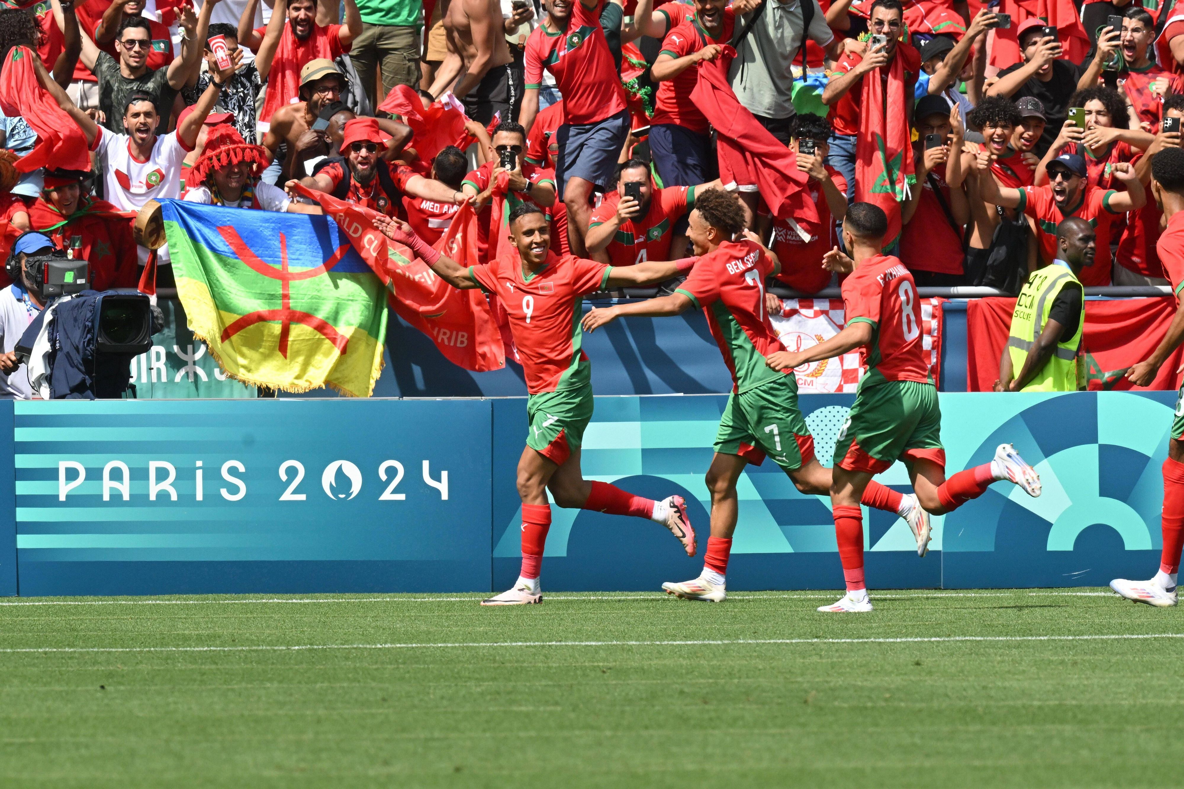 Marokko feierte nach vier Stunden den Sieg gegen Argentinien.