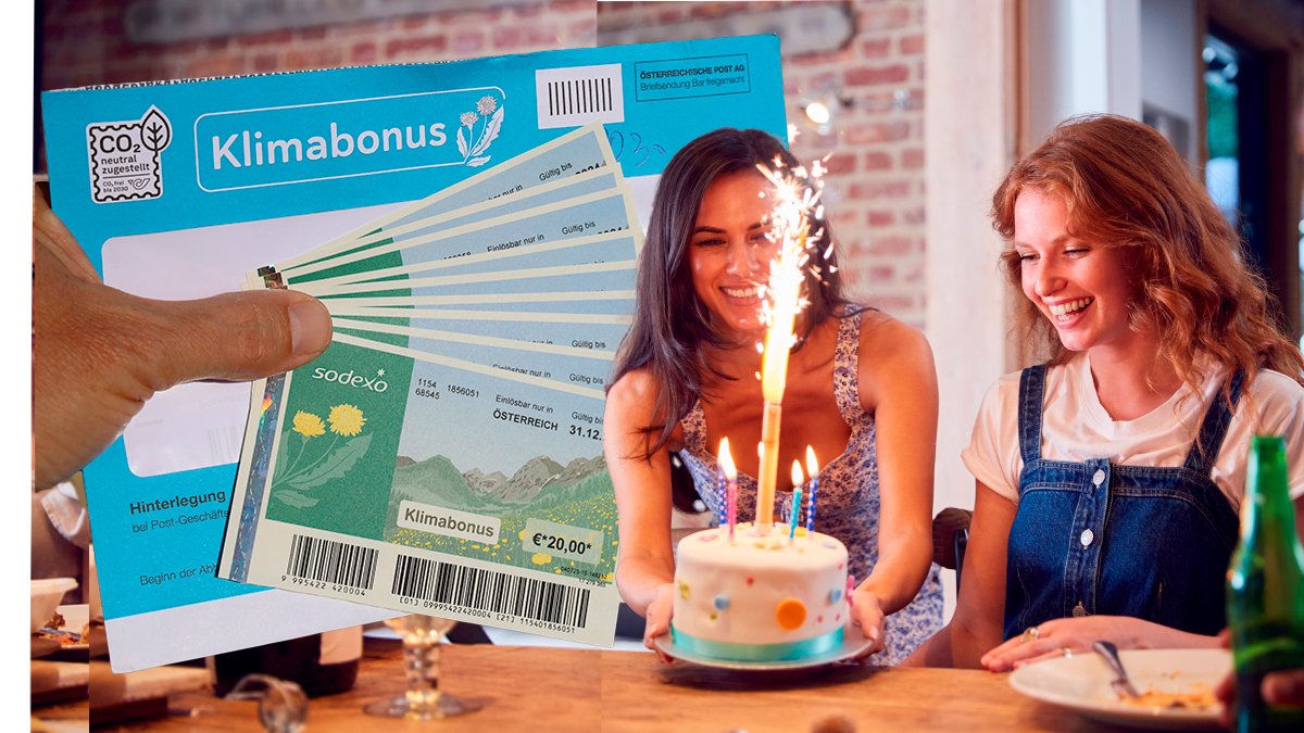 Manche Geburtstagskinder bekommen den doppelten Klimabonus ausbezahlt.