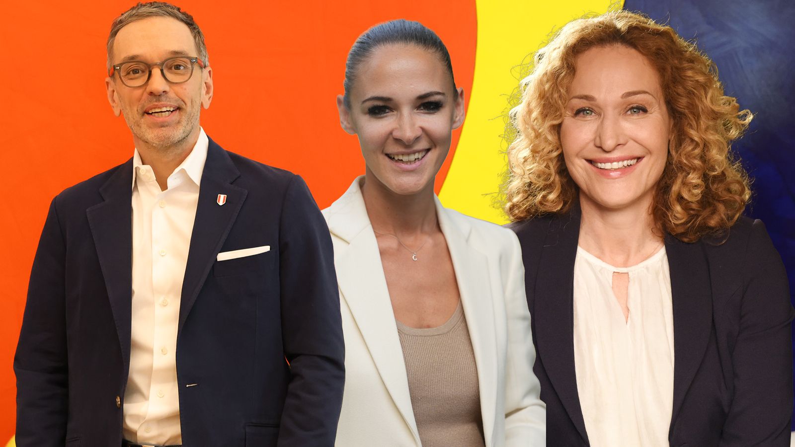 Frauenpower: Parteichef Herbert Kickl führt die FPÖ-Bundesliste an. Er setzt aber auch auf Lisa Gubik, Gesicht von FPÖ-TV und Ex-ORF-Lady Marie Christine Giuliani.