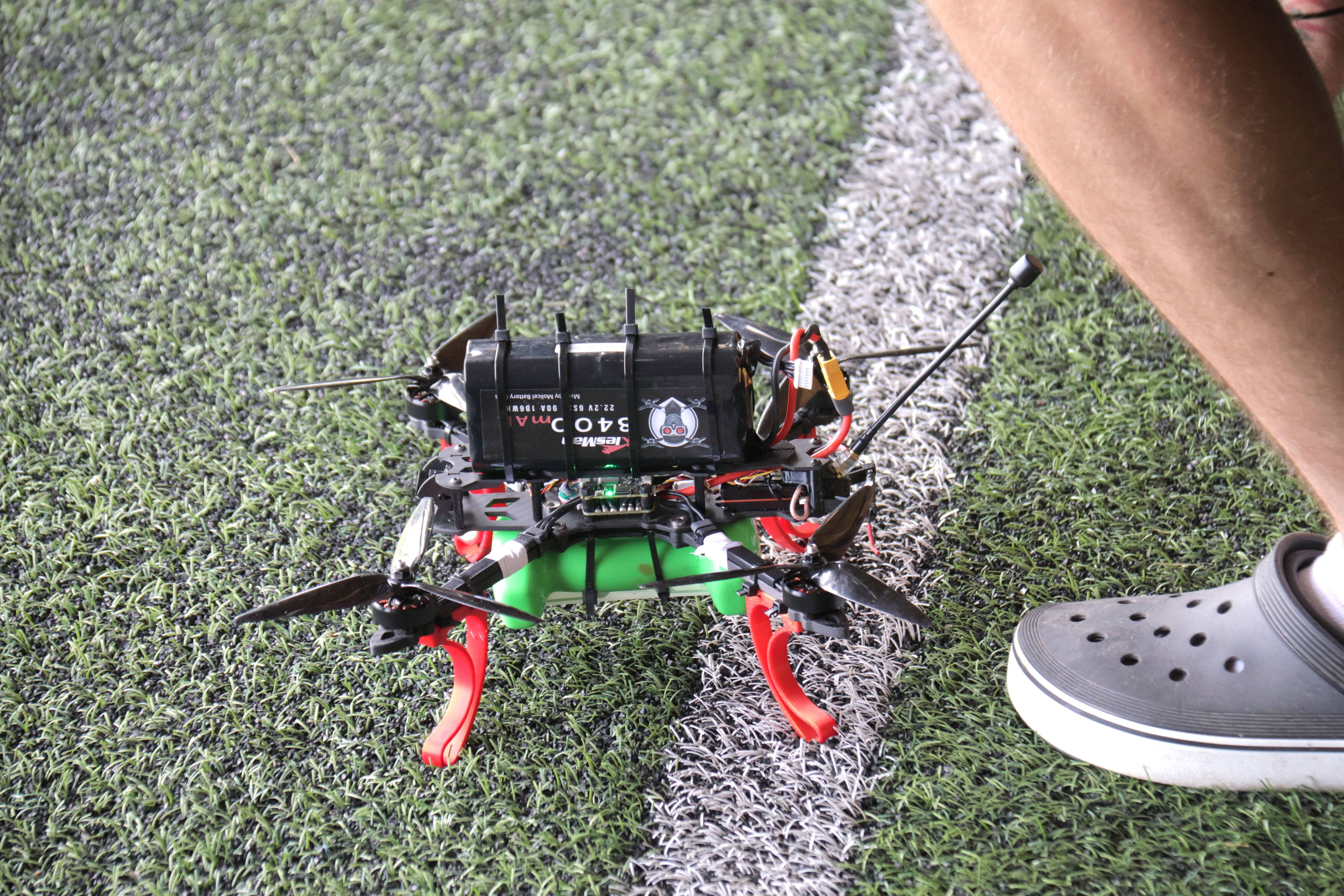 Eine Drohne sollte die Neuseeländerinnen ausspionieren