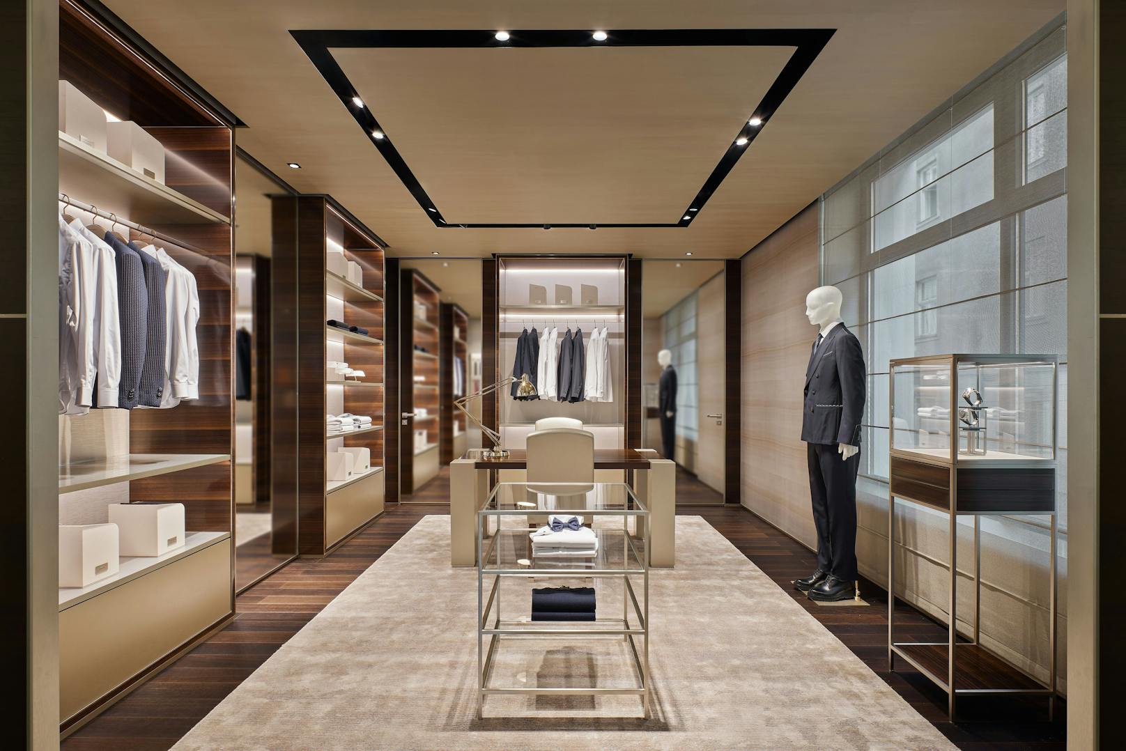 Der neue Armani-Flagshipstore am Tuchlauben ist ein neues Highlight im "Goldenen Quartier".