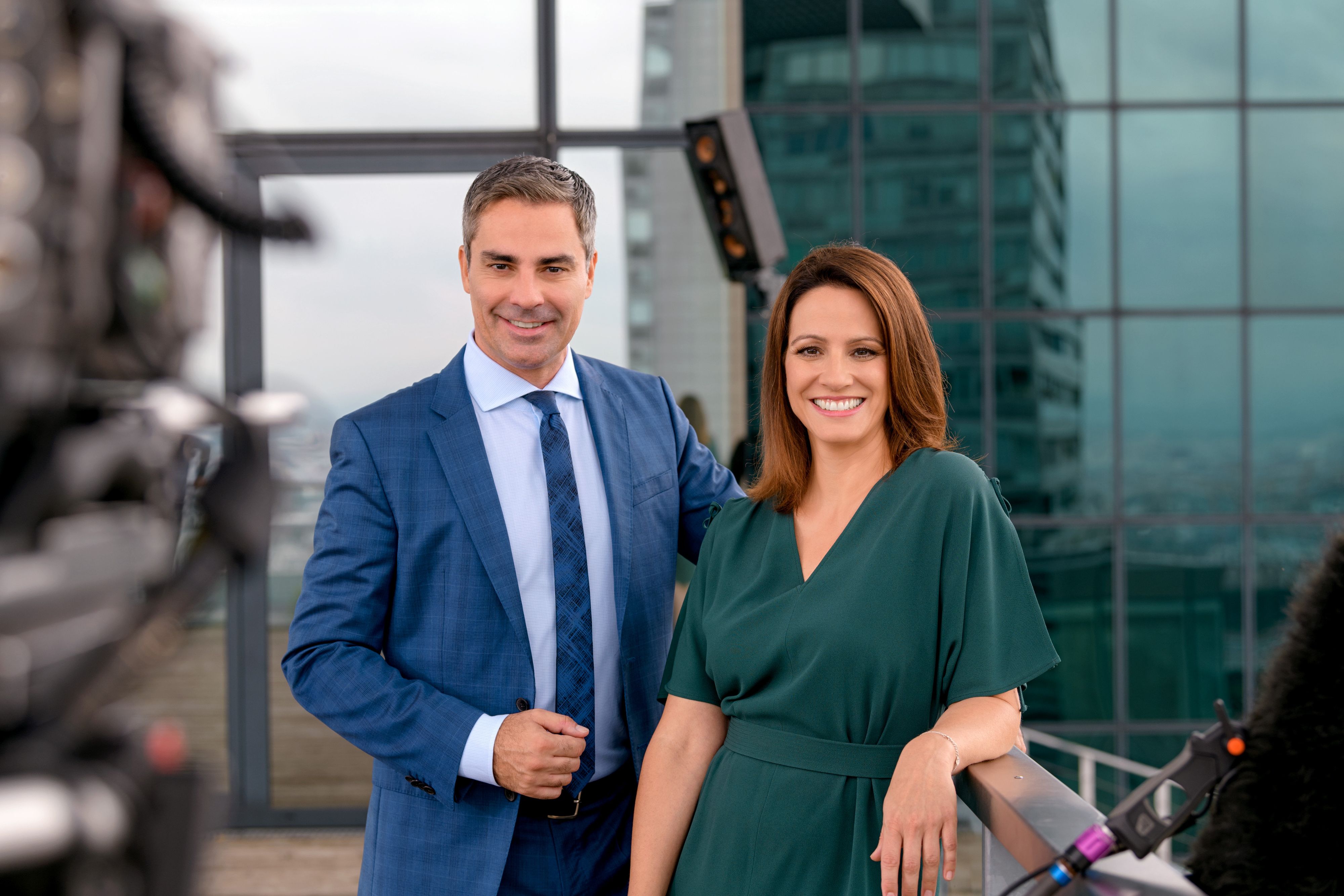 Roman Rafreider ist seit Neuestem wieder VOR der Kamera zu sehen. Archivbild mit ORF-Kollegin Lisa Gadenstätter. 