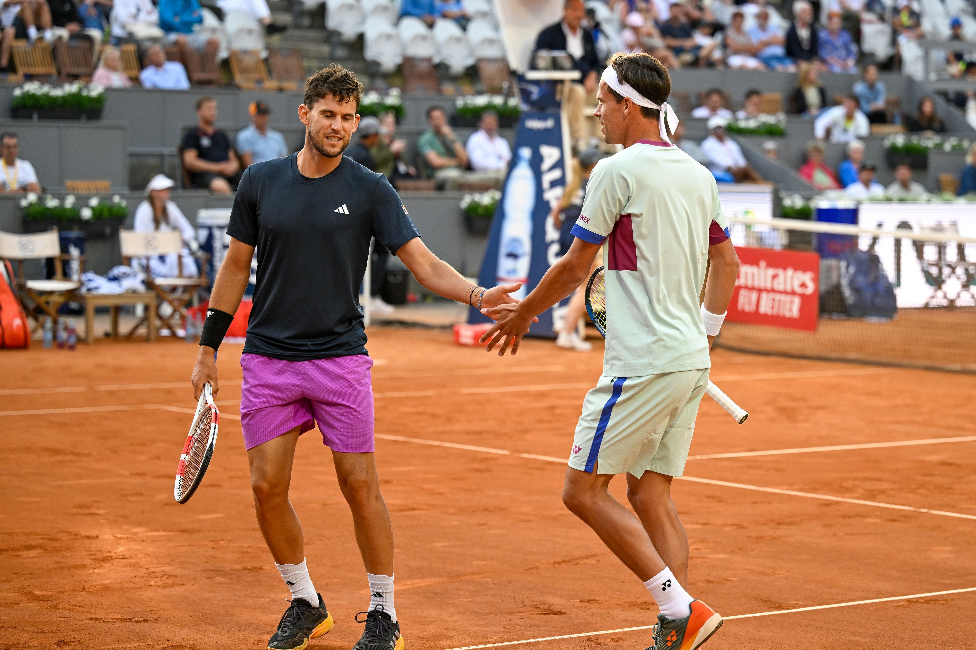 Dominic Thiem verlor mit Daniel Altmaier in der ersten Runde.