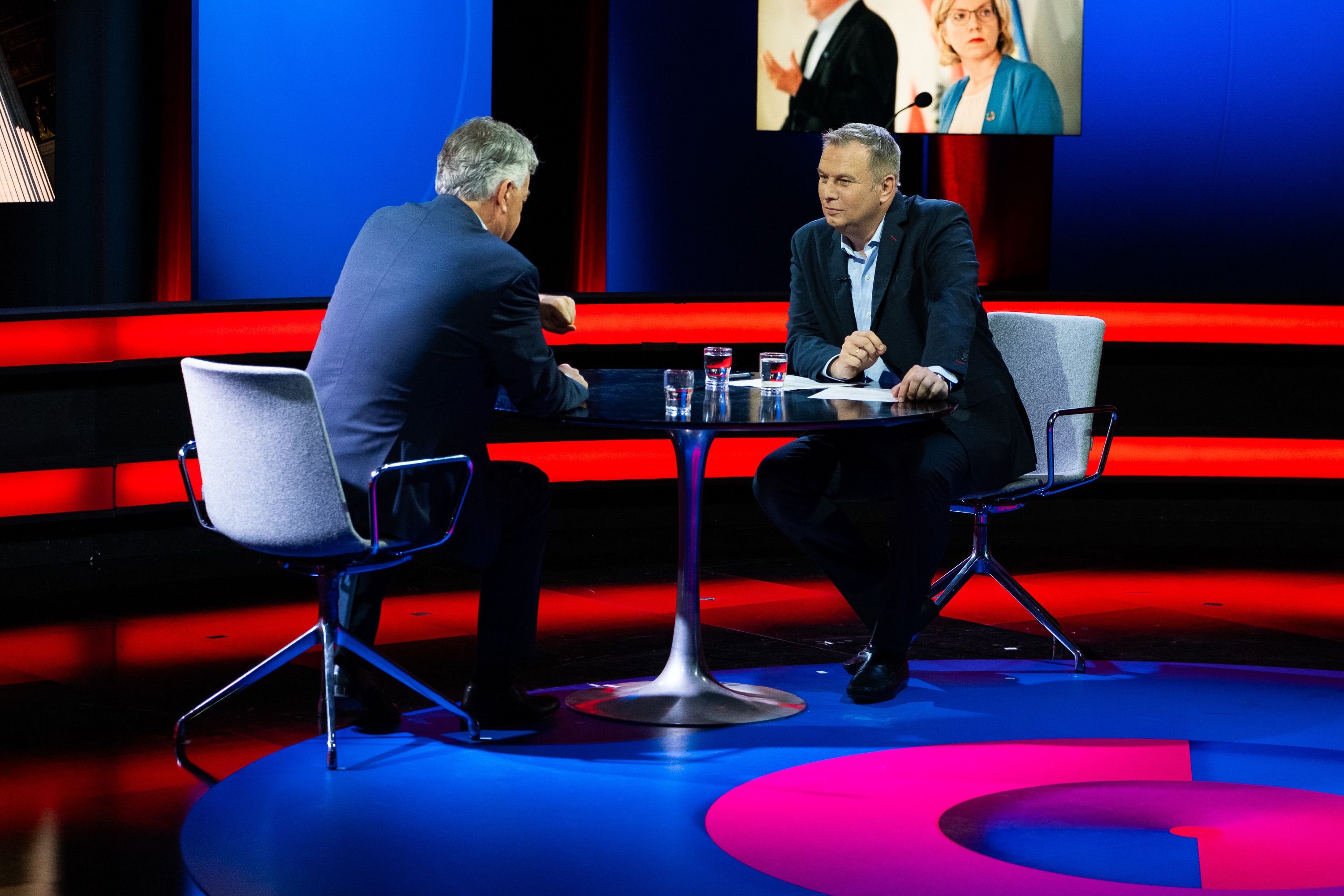 Am Dienstag war Werner Kogler zu Gast, nächste Woche nimmt dort der Chef der Bierpartei Platz. 