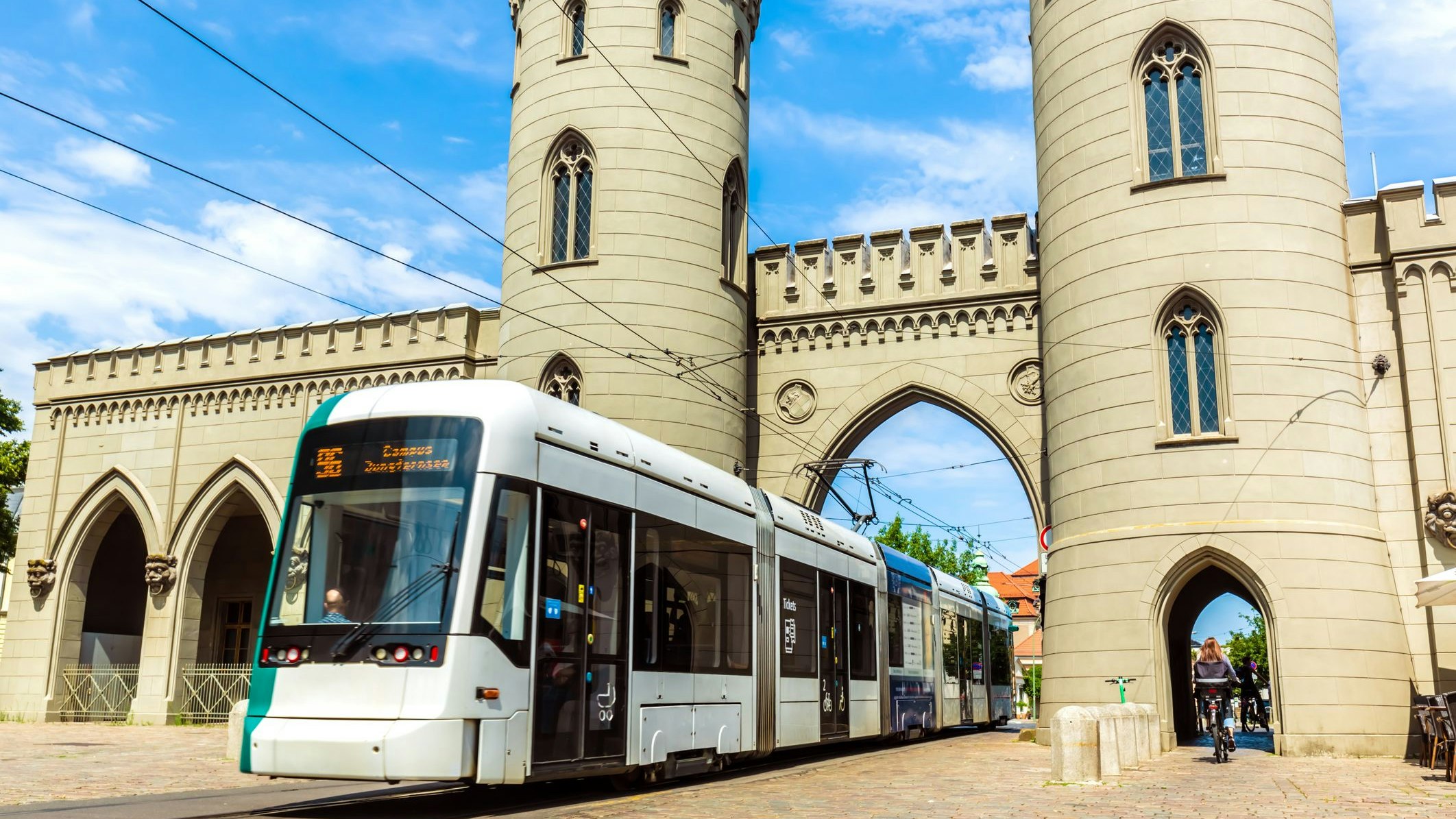 City of Potsdam with Nauener Tor