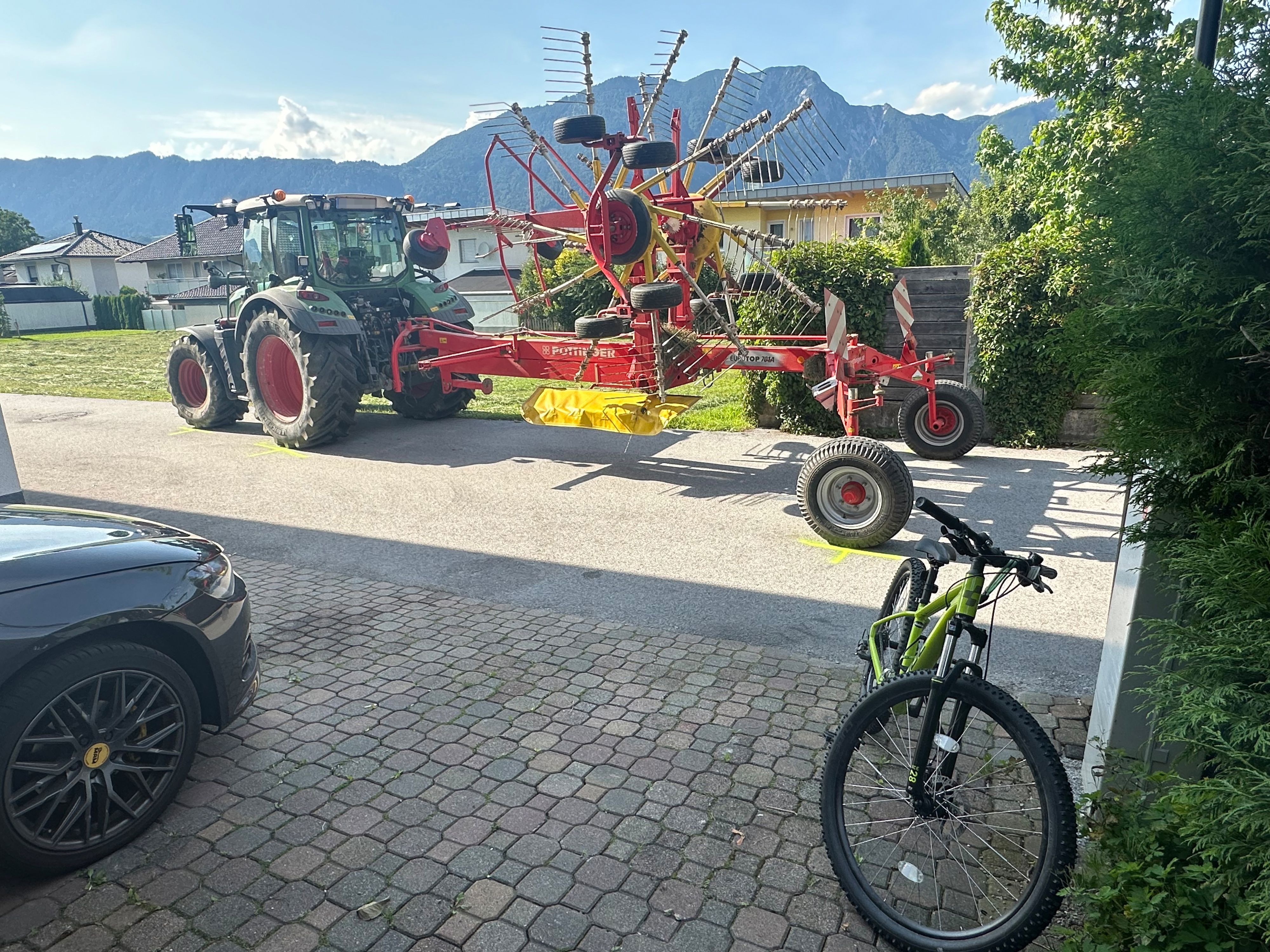 Von diesem Gespann wurde der Bub überrollt.