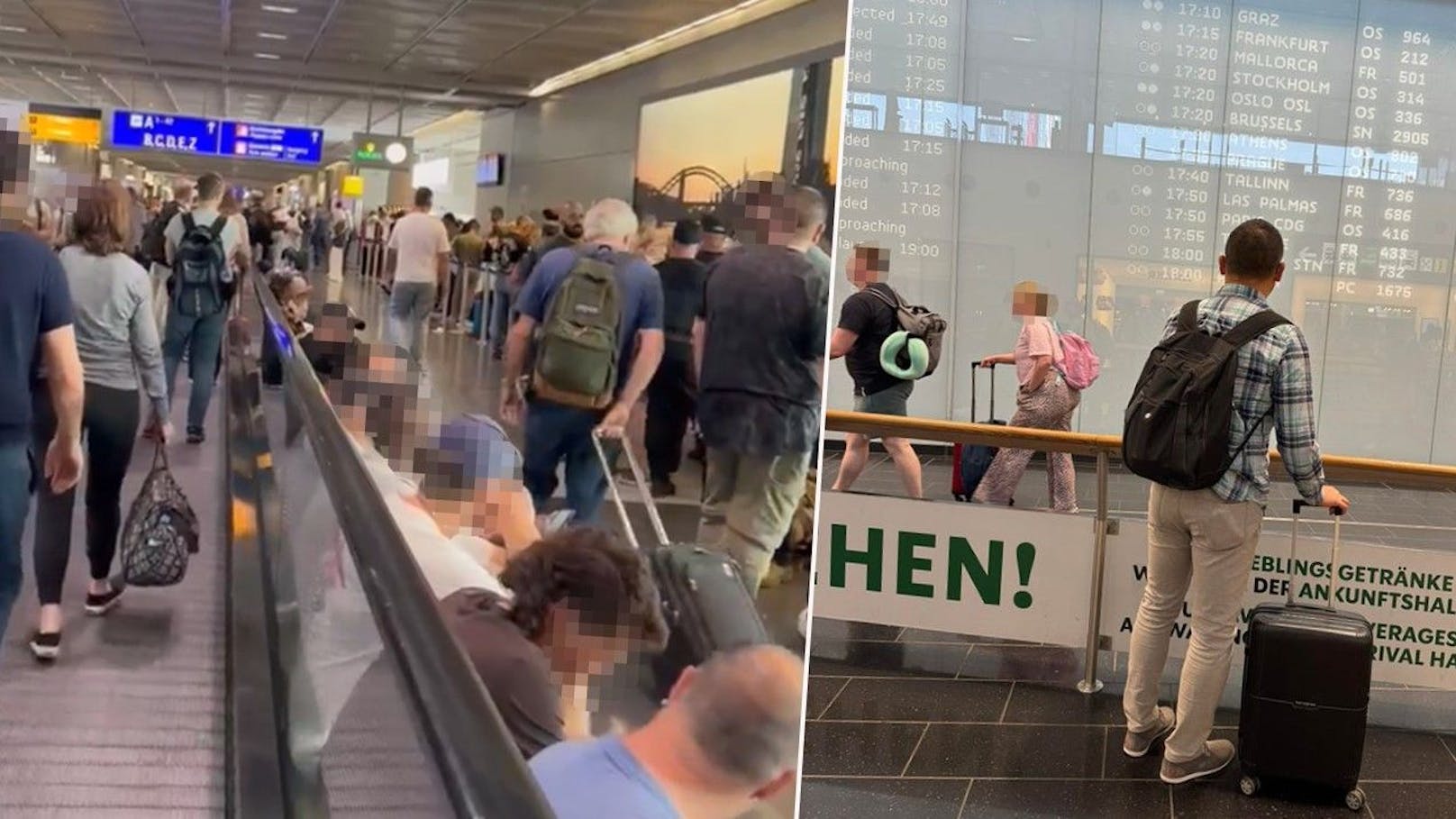 Familien nach Protest-Chaos am Airport gestrandet
