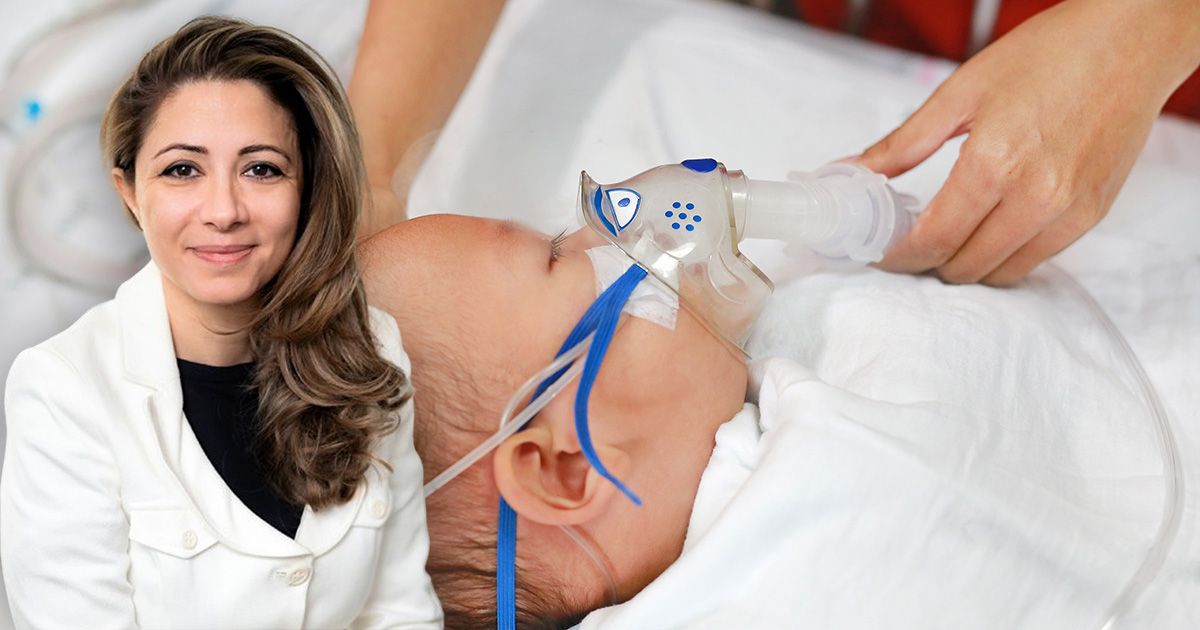 Das RS-Virus ist vor allem für Säuglinge, Schwangere und ältere Menschen gefährlich. Die Wiener Ärztin Naghme Kamaleyan-Schmied prangert an.