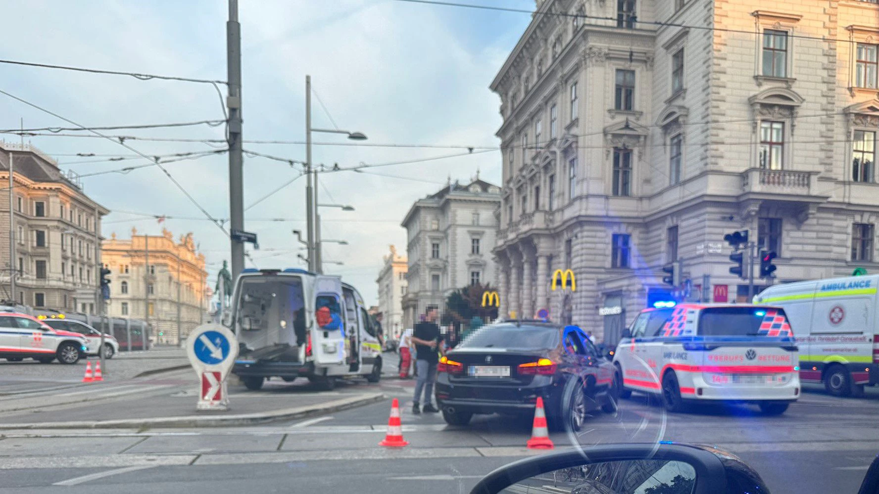 Unfall Schwarzenbergplatz