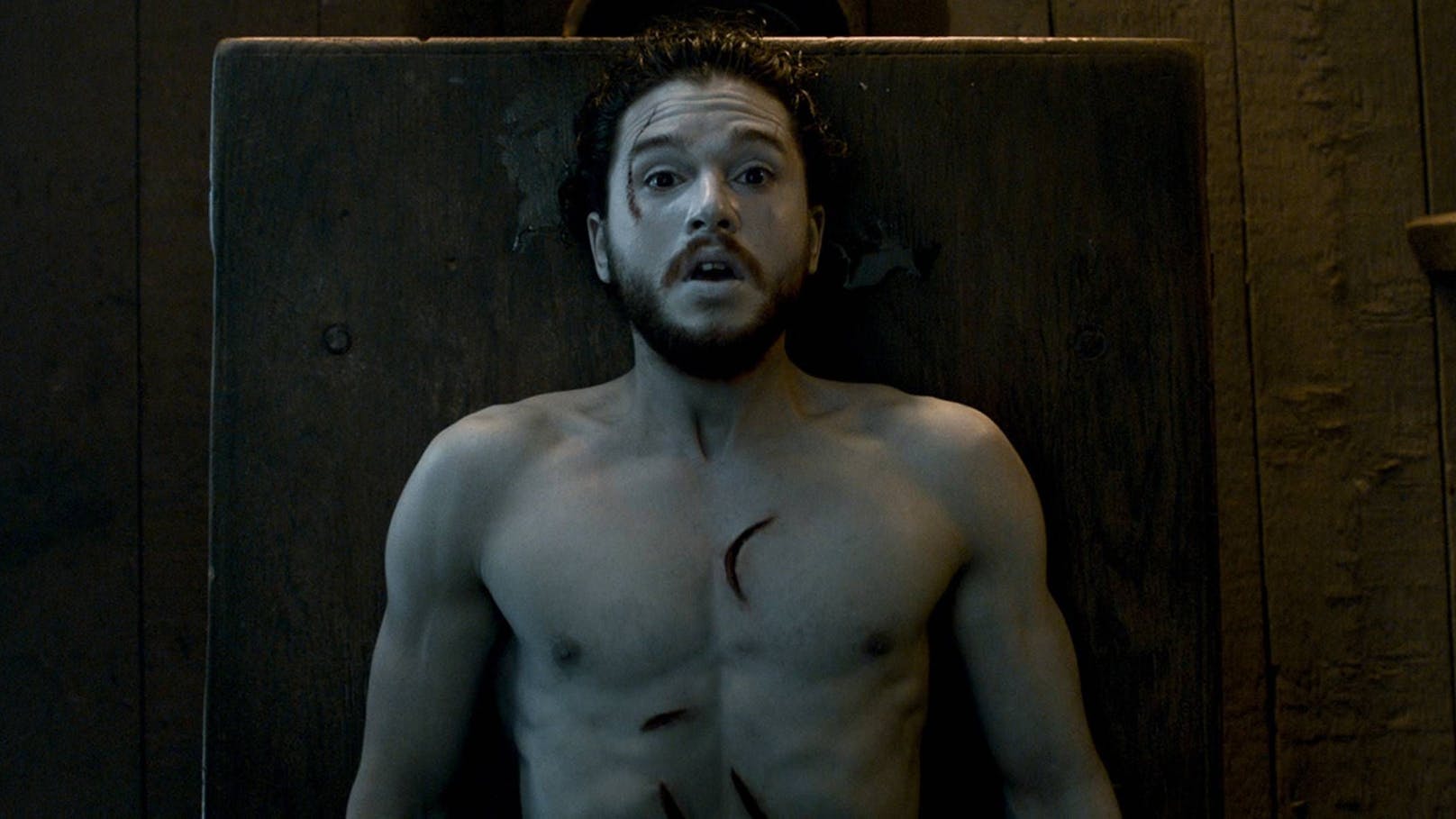 So sah Kit Harington noch bei "Game of Thrones" aus.