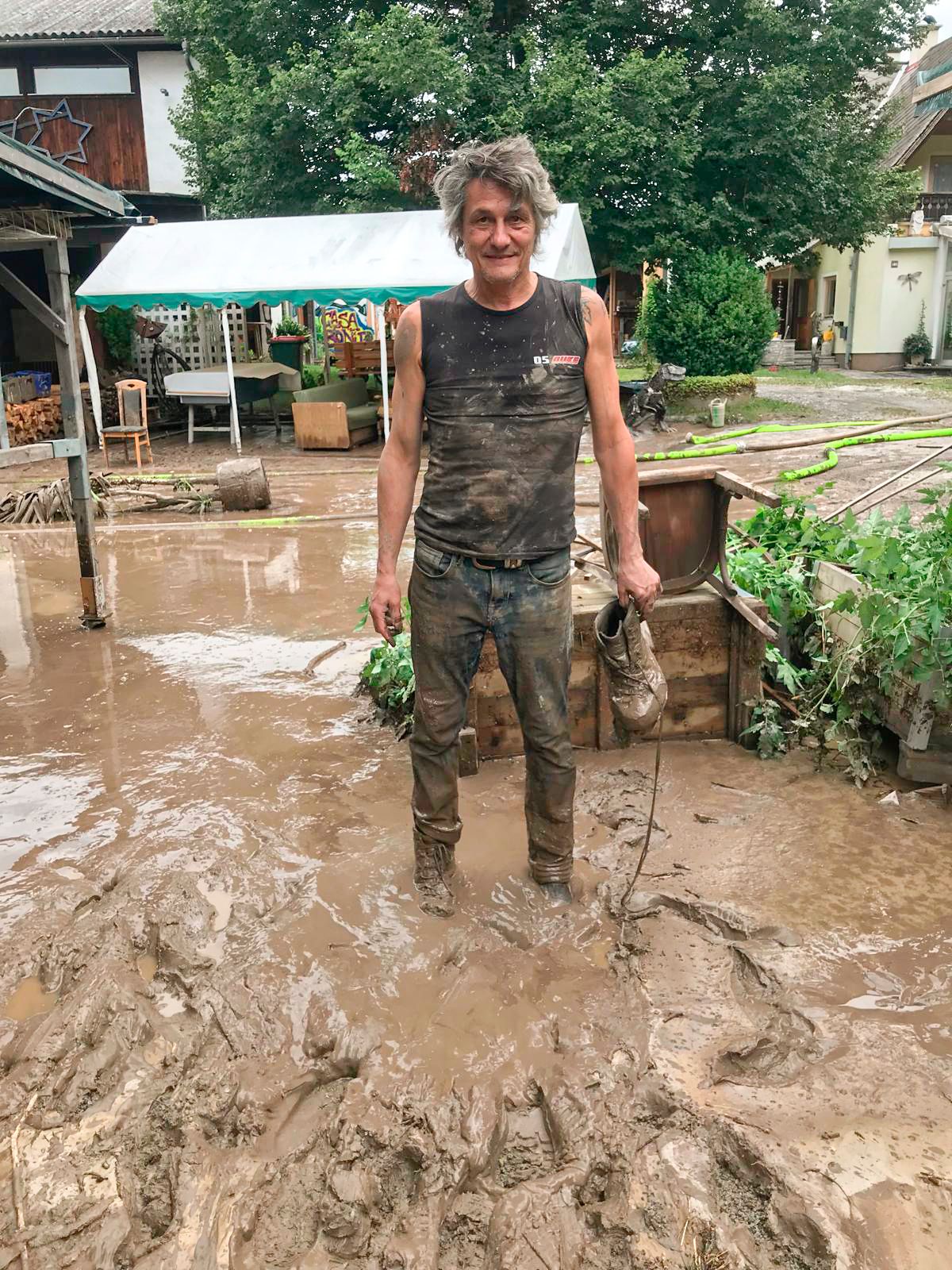 Richard Fürstner kämpft um sein Kulturzentrum, den wasistkunst-Hof.