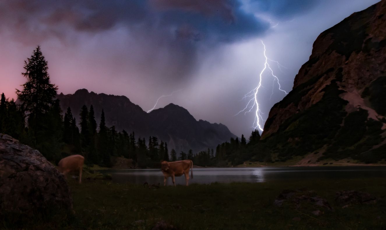 In manchen Regionen des Landes drohen schwere Gewitter. Symbolbild.