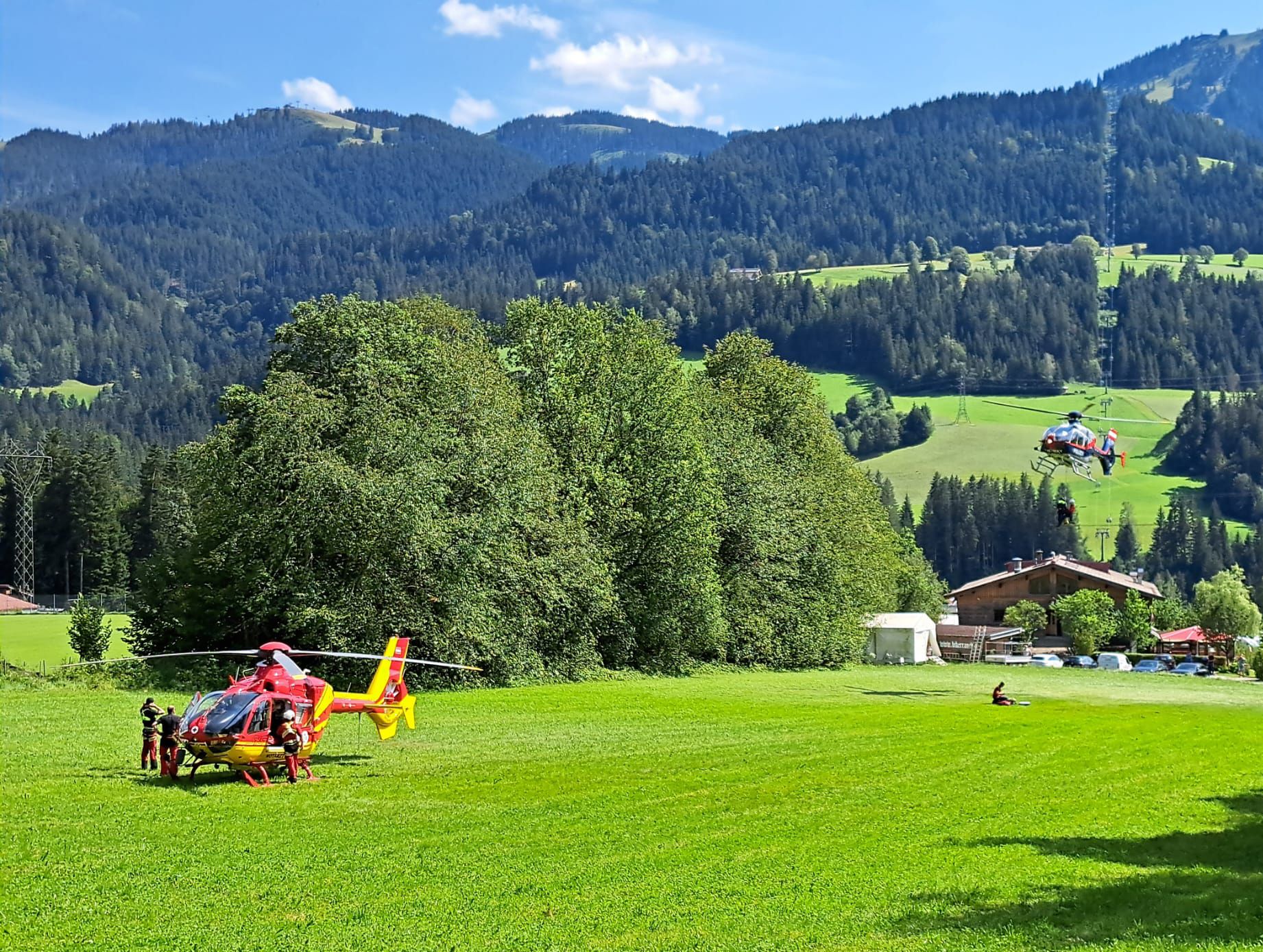 Auch ein Großaufgebot an Einsatzkräften konnte den Mann nicht retten 