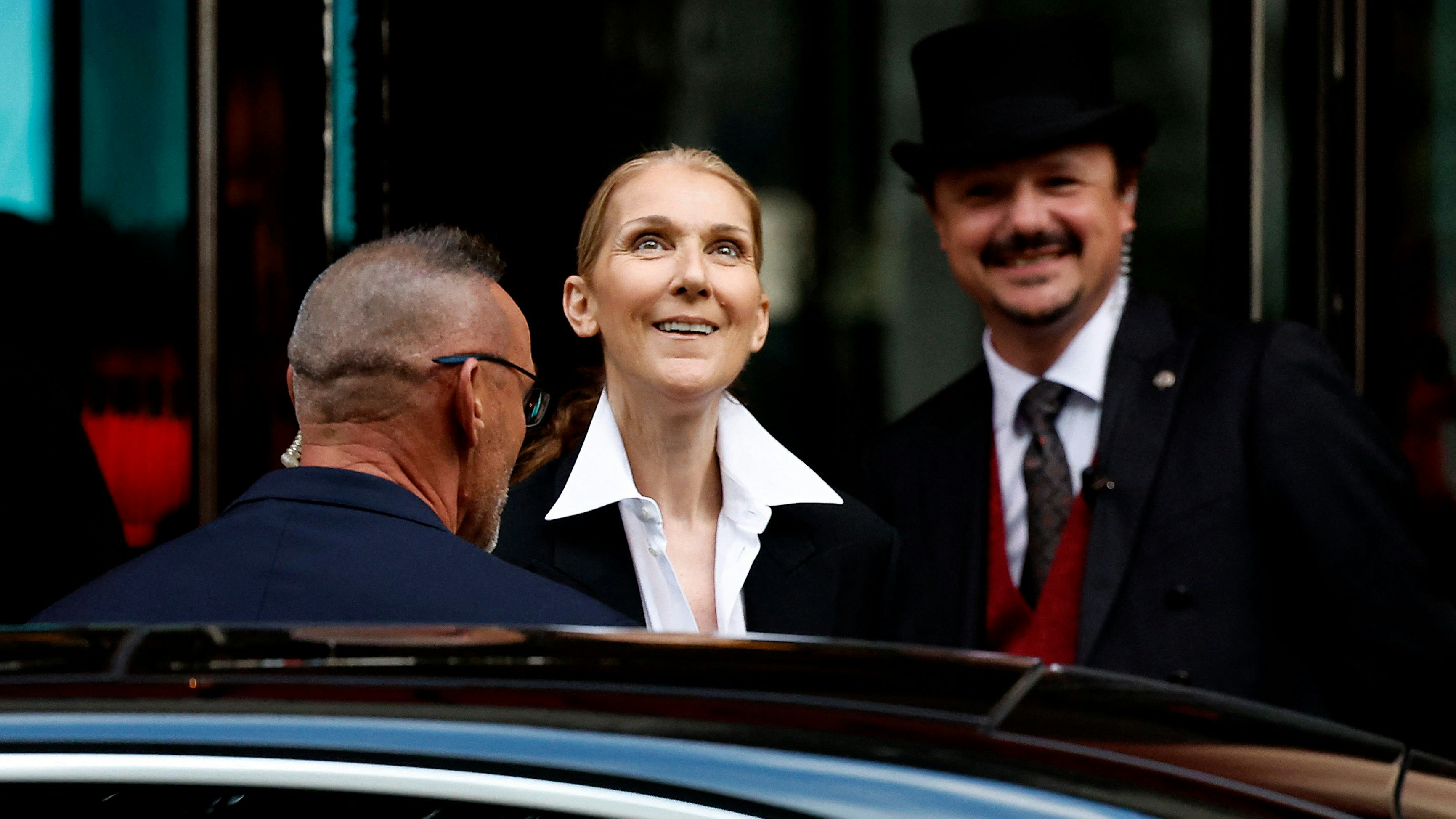 Star-Sängerin Celine Dion wurde in Paris bereits fotografiert. 