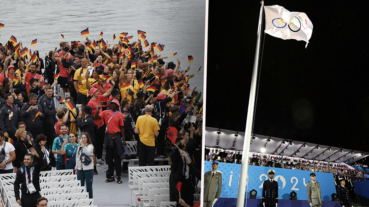 Zwei Aufreger während der Olympia-Eröffnungsfeier. 