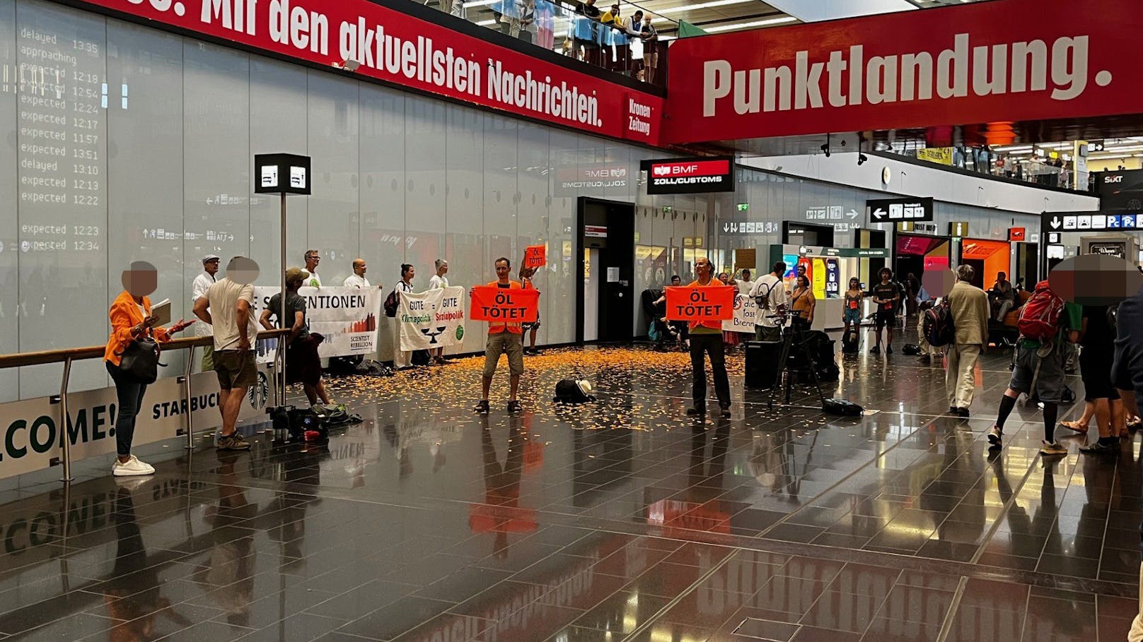 Eine große Protestwelle drohte die "Letzte Generation" erst Mitte der Woche an. Das Resultat am Samstag: Aktivisten, die Gedichte vorlesen.