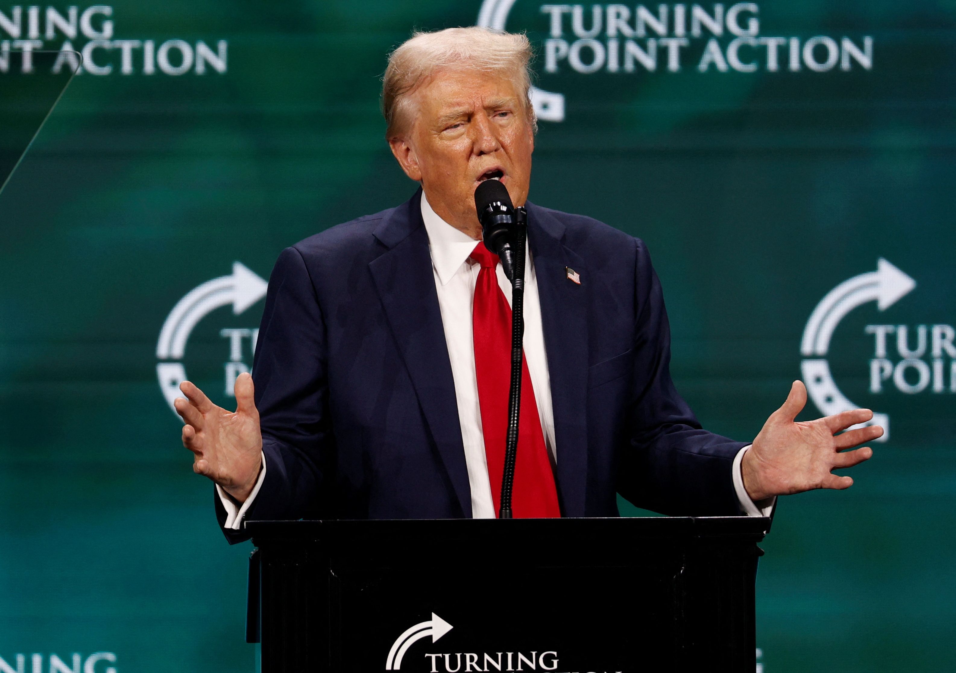 Ex-US-Präsident Donald Trump warnt vor einem dritten Weltkrieg. 