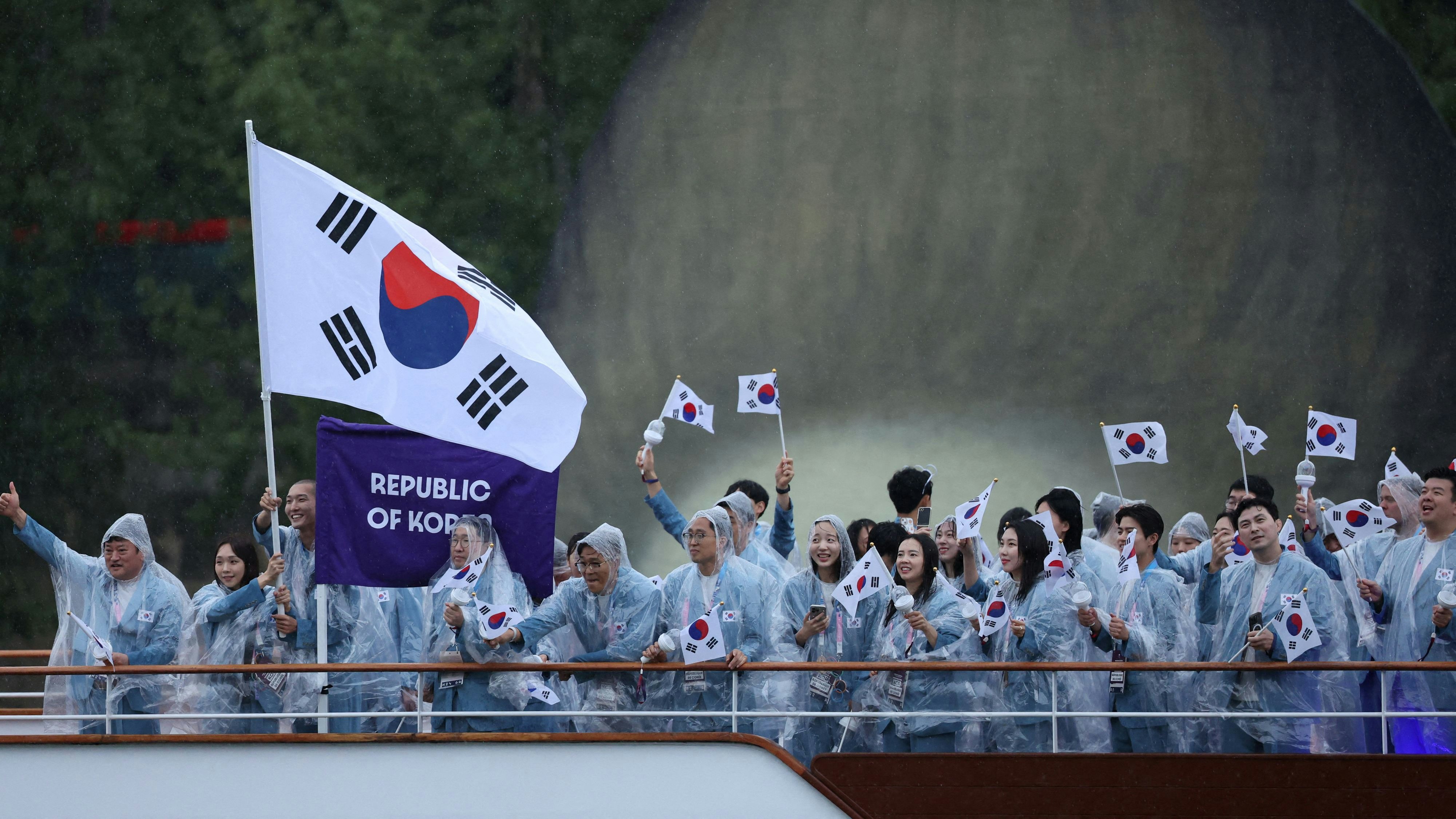 Südkoreas Delegation wurde mit dem Namen Nordkoreas vorgestellt. 