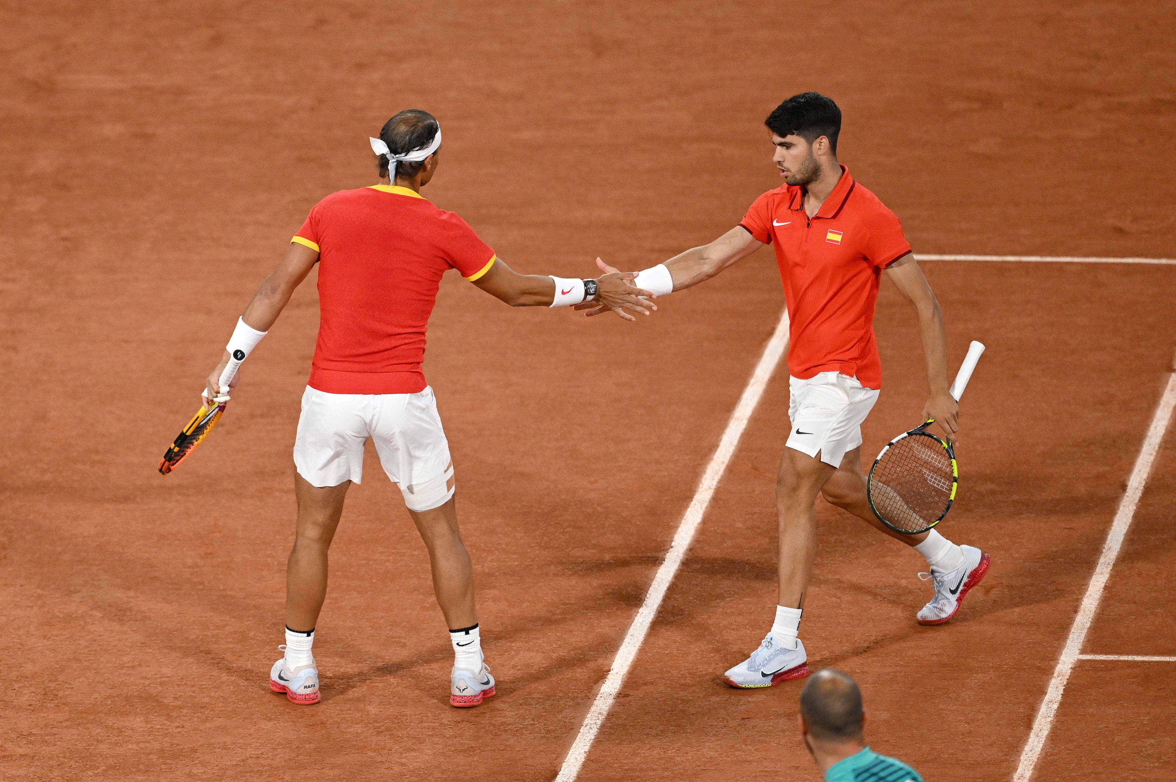 Rafael Nadal und Carlos Alcaraz gewannen nach 1:47 Stunden.