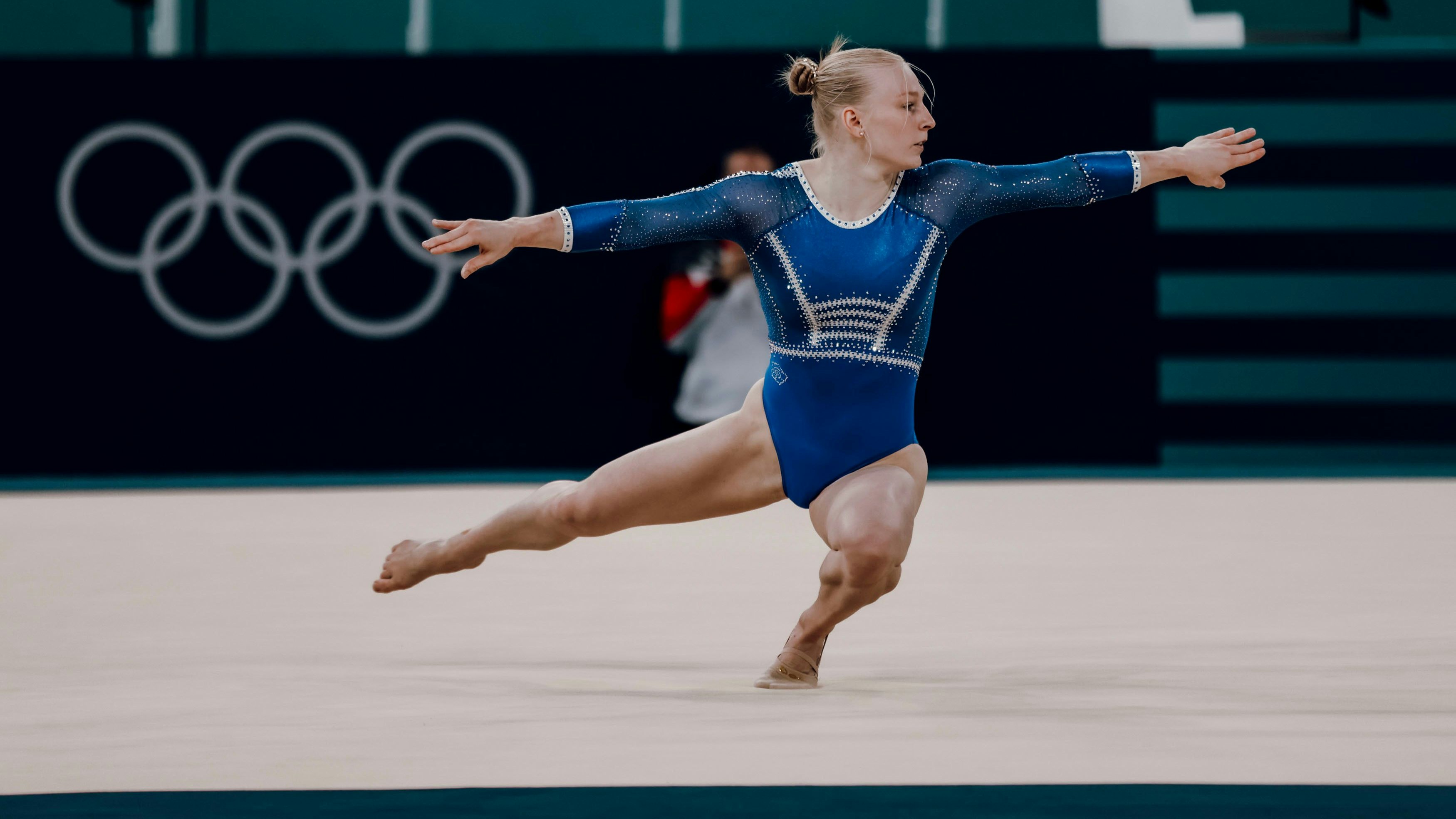 Charlize Mörz stürzte leider.