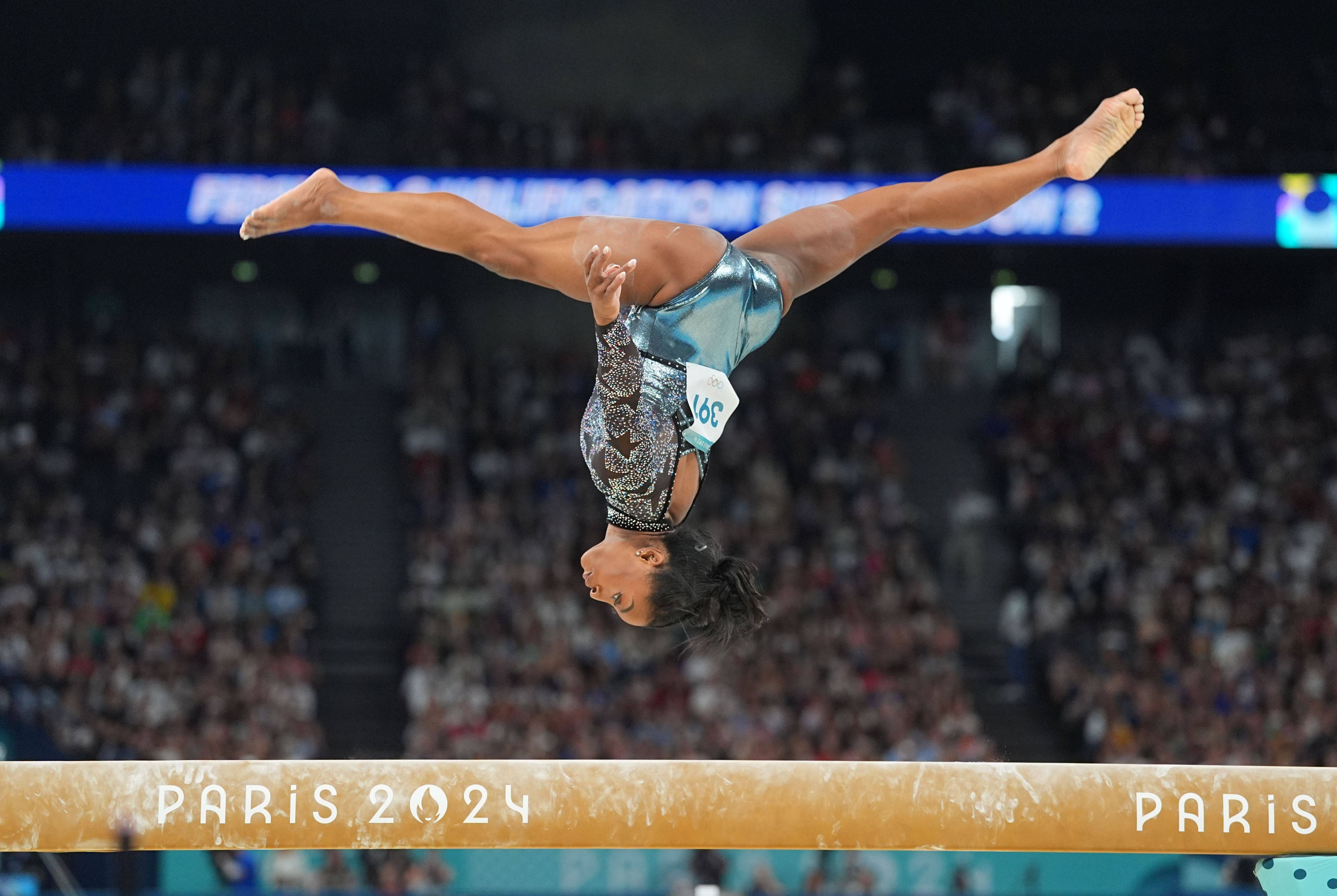 Simone Biles turnte trotz Verletzung auf höchstem Level.