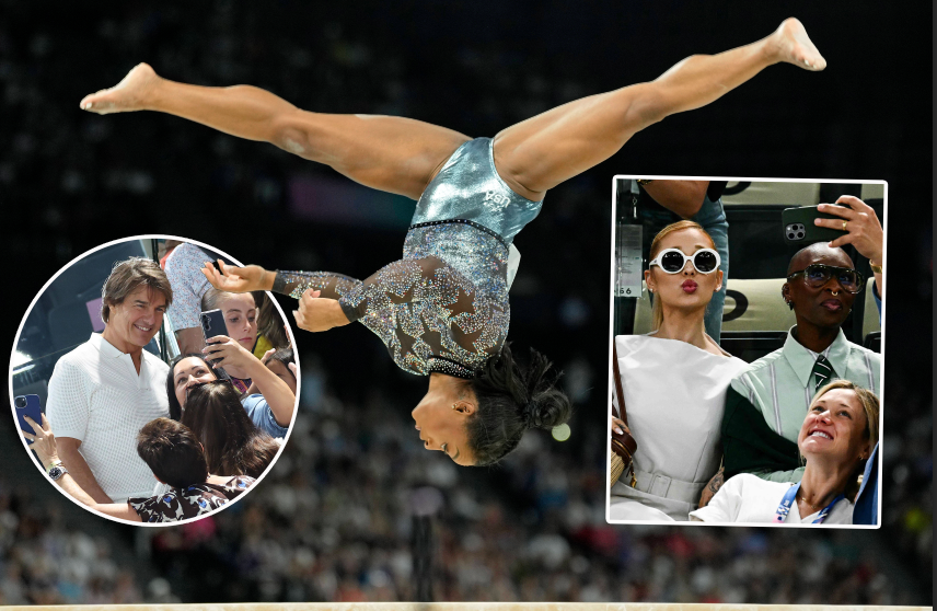 Simone Biles lockt die US-Superstars nach Paris.