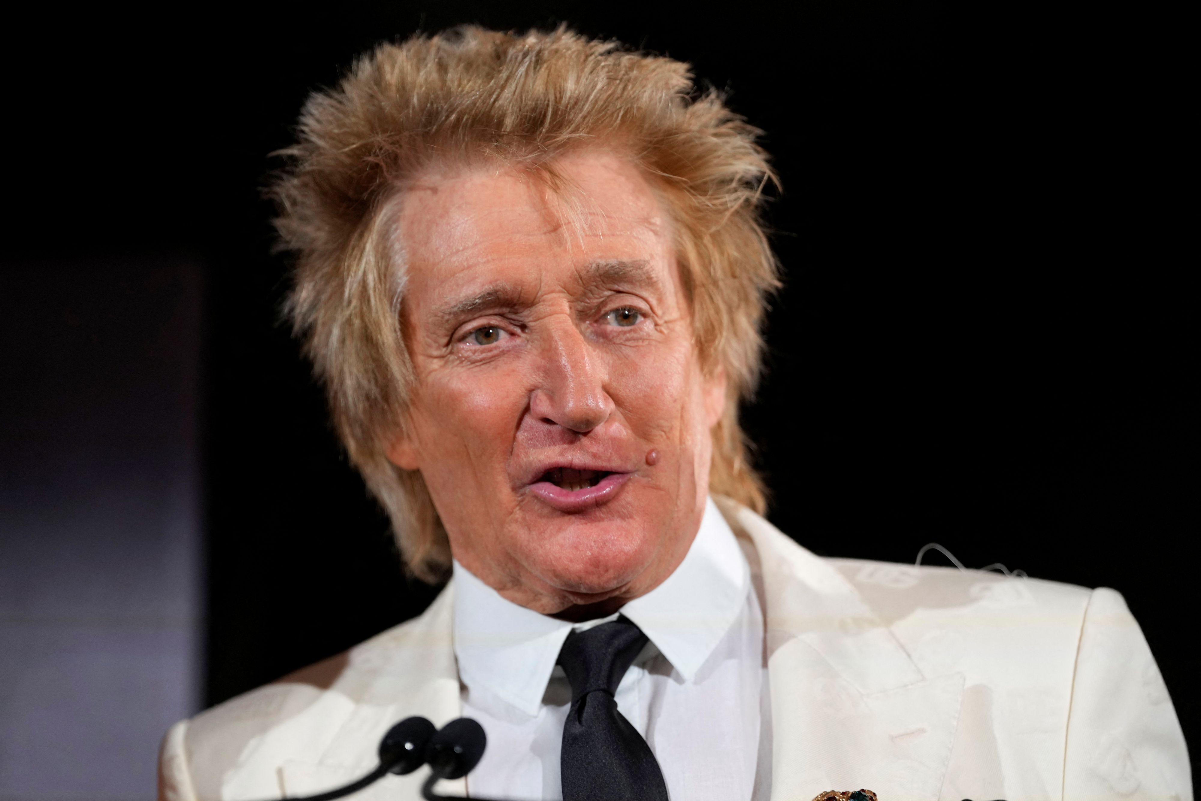 Rod Stewart spricht über seine Gesundheit.