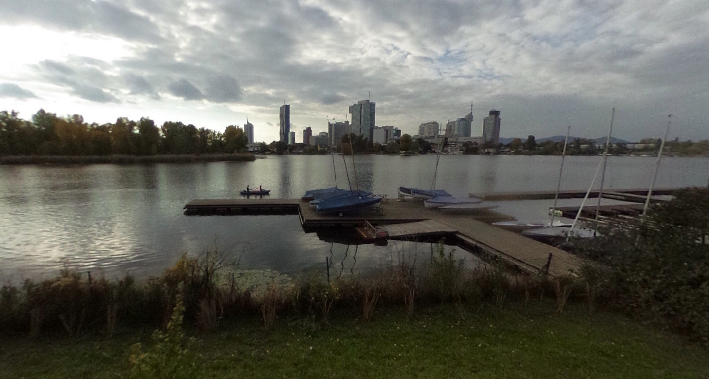 Der Vorfall ereignete sich an der unteren Alten Donau.