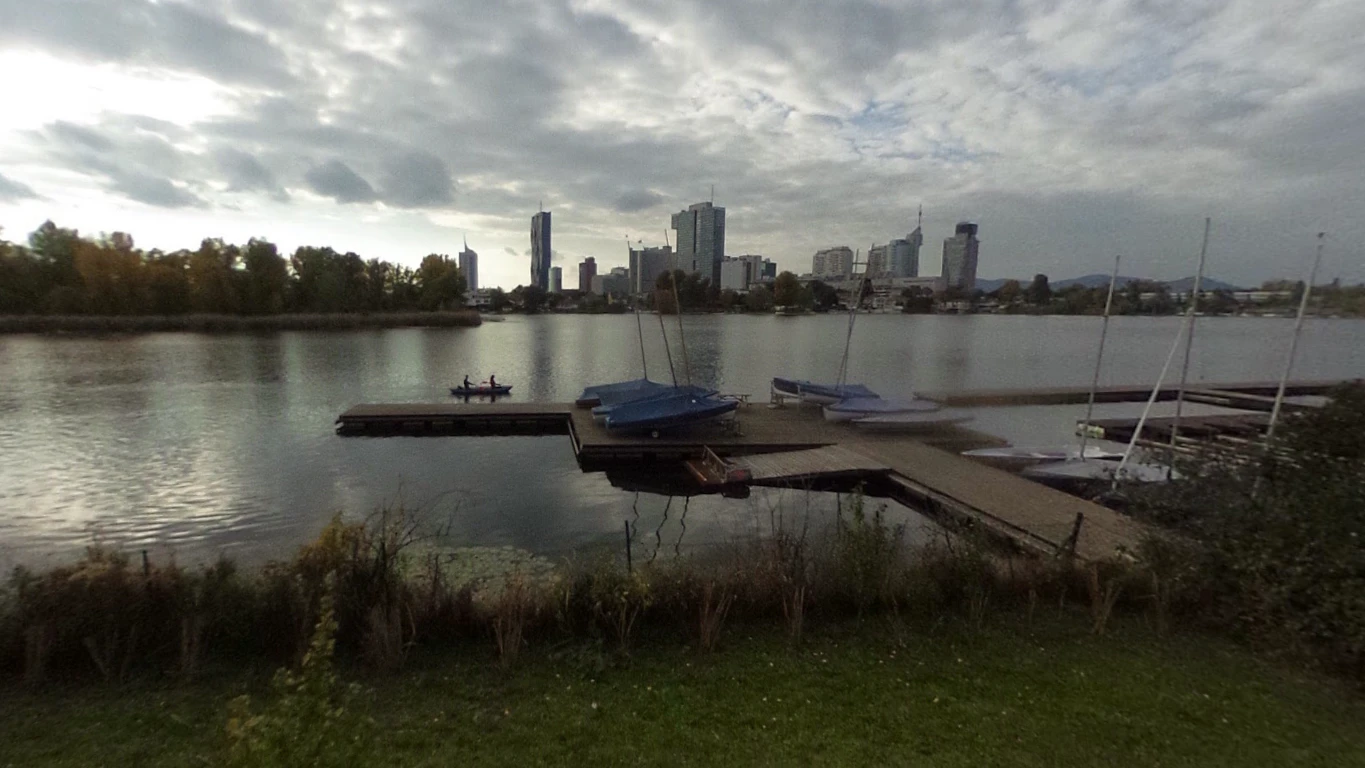 Der Vorfall ereignete sich an der unteren Alten Donau.