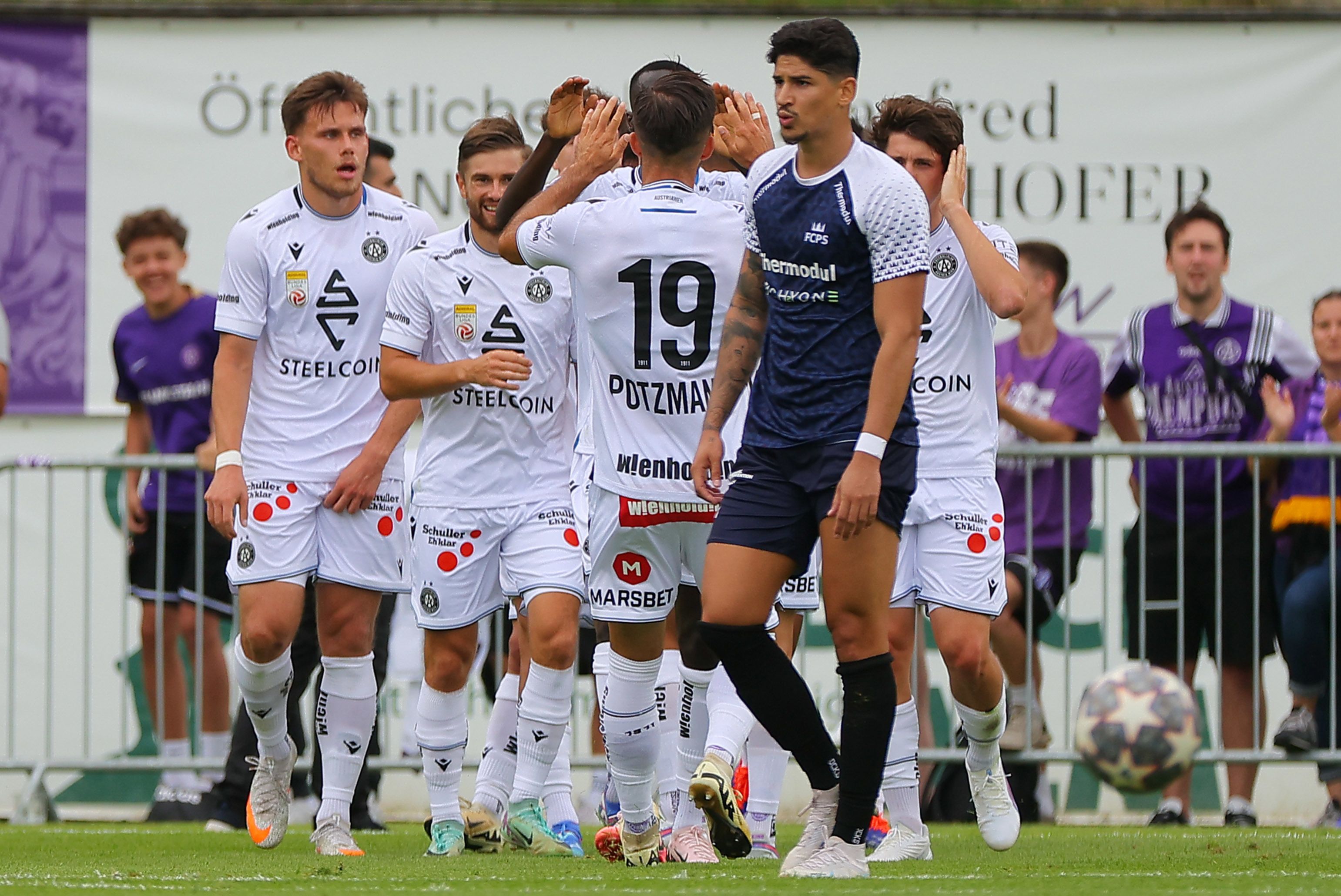 Der Jubel bei der Wiener Austria war groß.