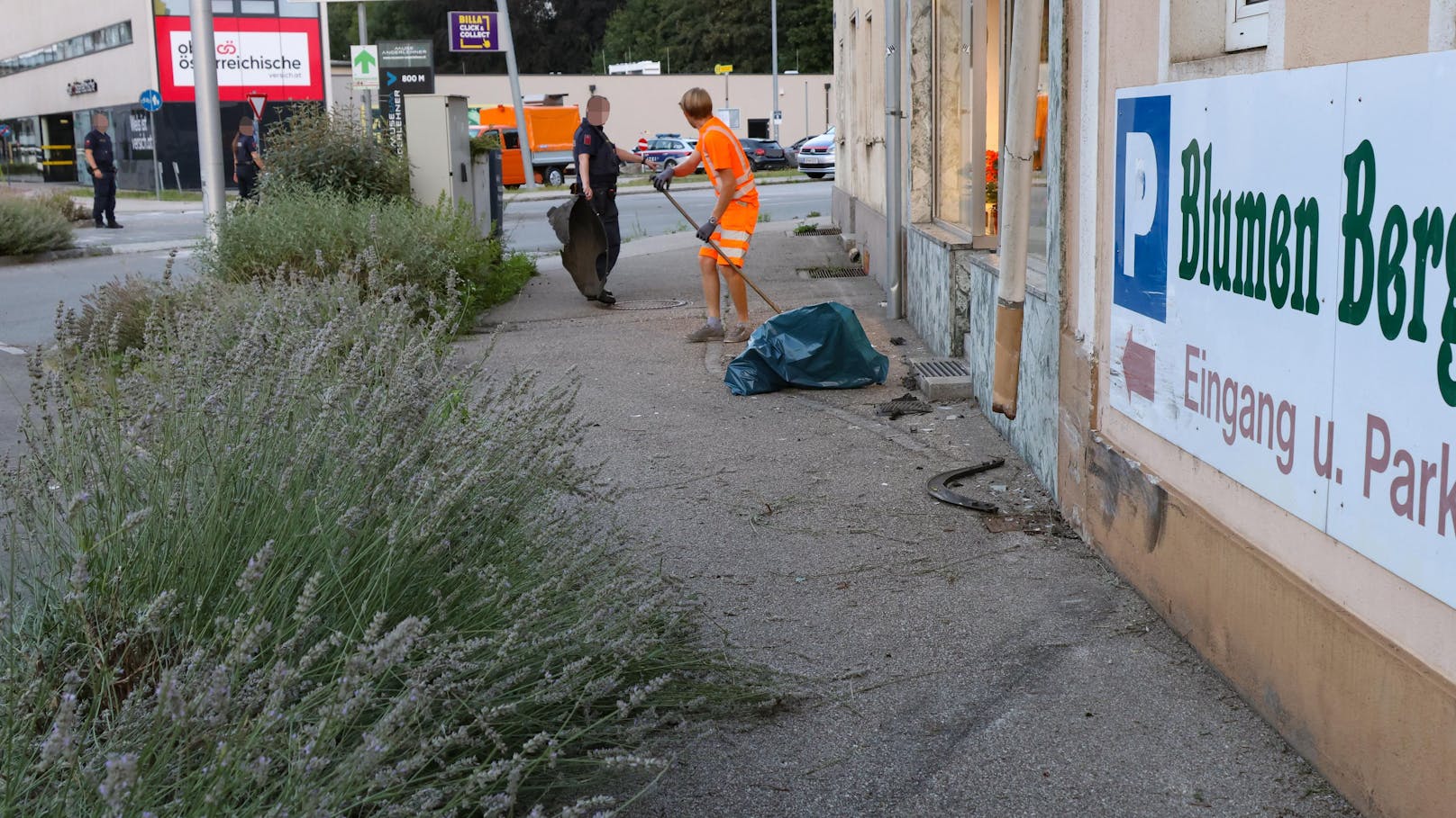 Die kaputte Hausmauer