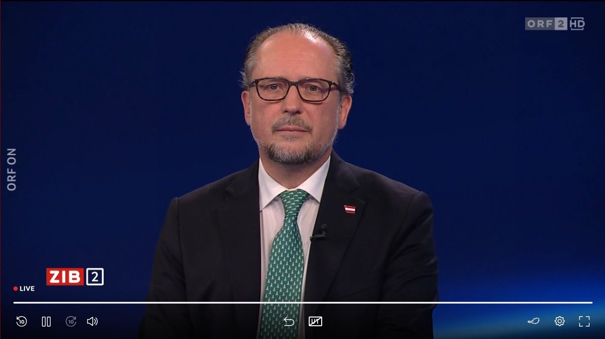 Flächenbrand im Nahen Osten und Abschiebungen nach Syrien: Außenminister Schallenberg in der 