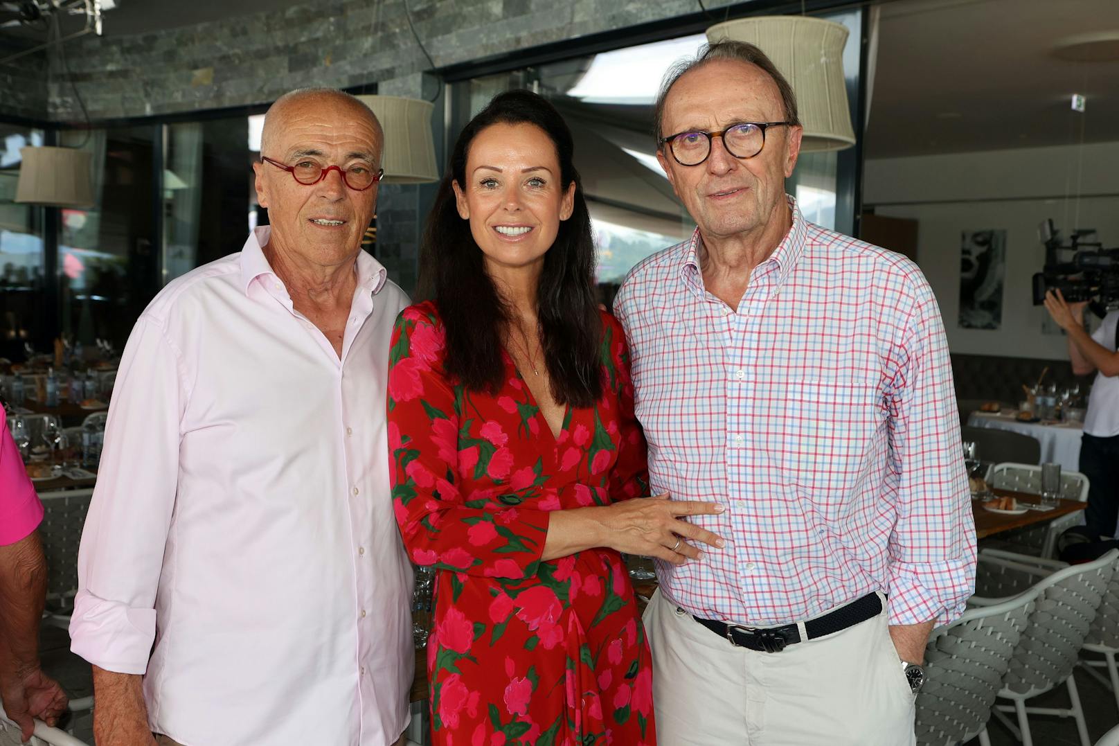 Auch am Start: Hermann Unterkofler, Hans und Petra Schmid (v. l. n. r.).