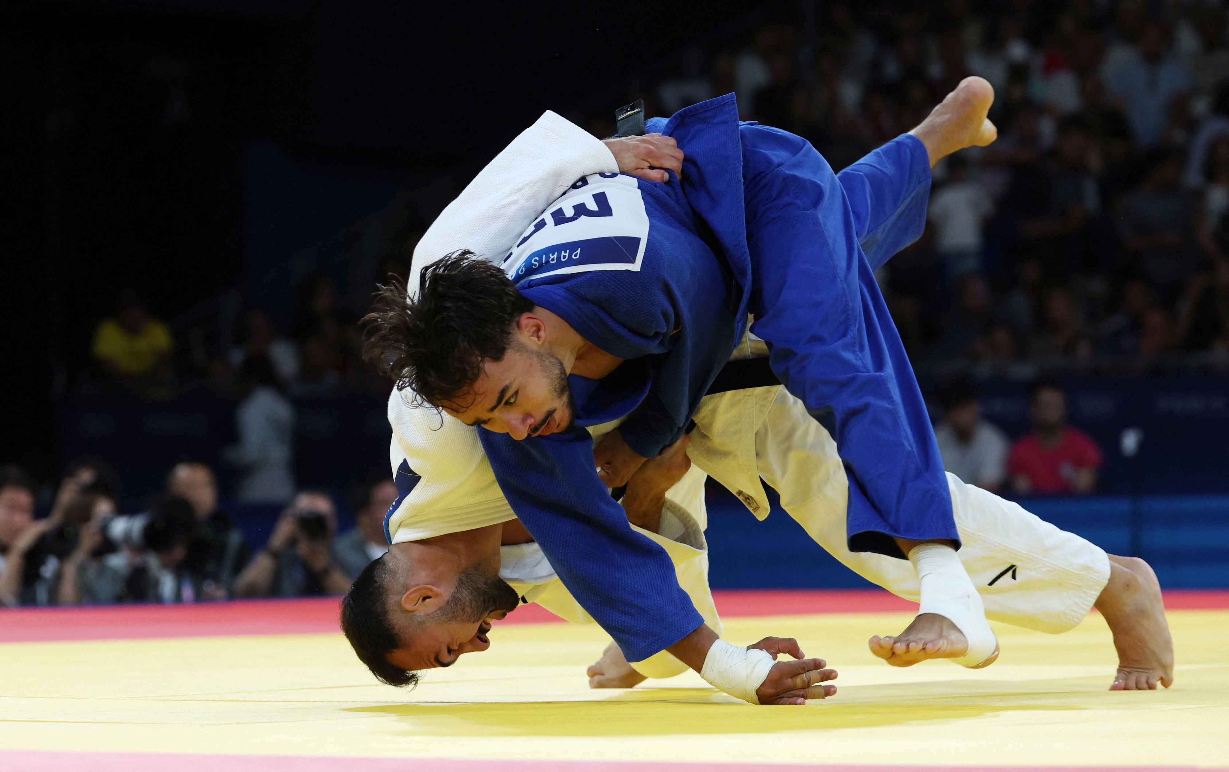 Abderrahmane Boushita (r.) gegen Baruch Shmailov.