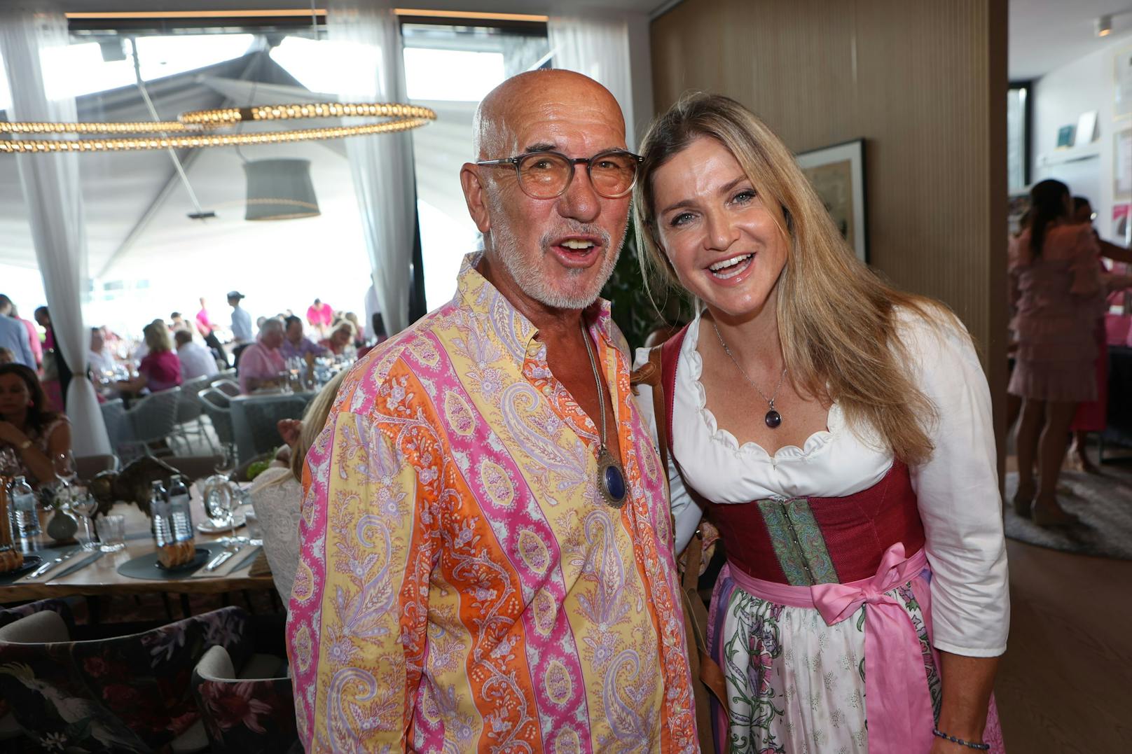 Otto Retzer zusammen mit Lizz Görgl beim Brunch.