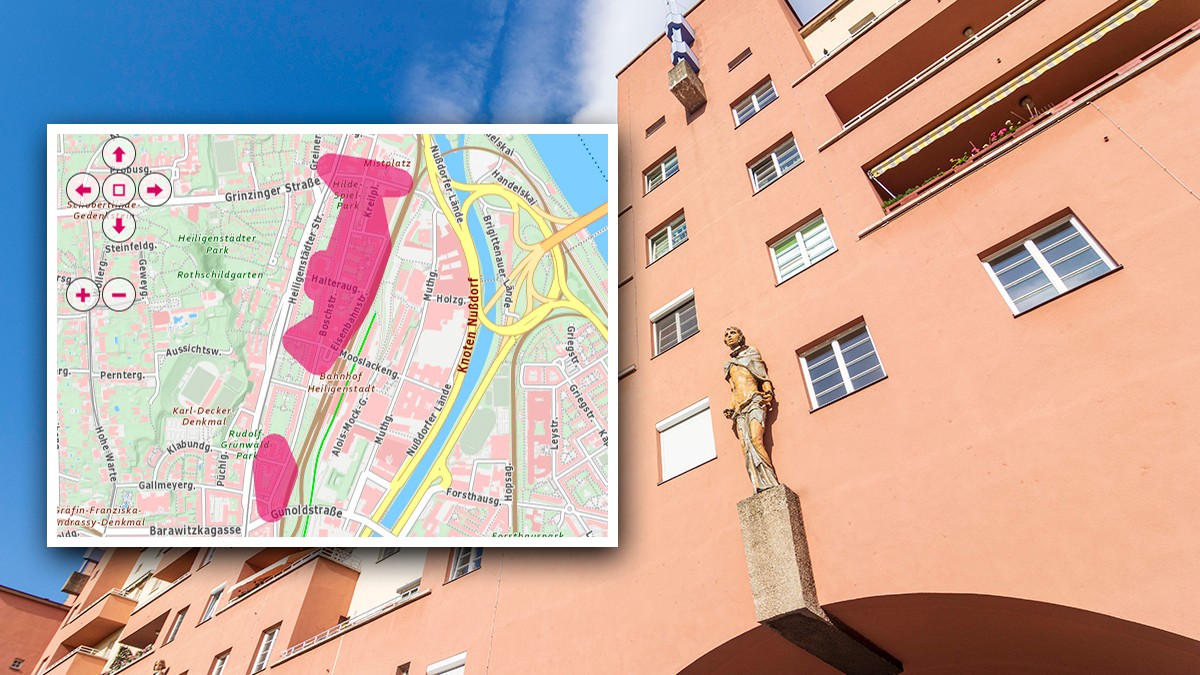 Stromausfall in Döbling. Diese Straßenzüge rund um den Karl-Marx-Hof (Bild) sind betroffen.