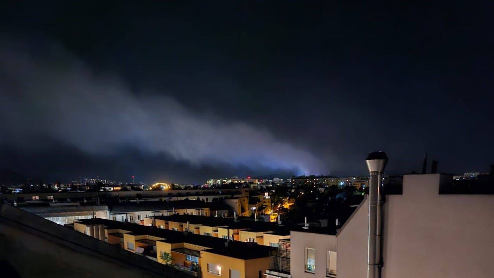 Der Brand war in der Nähe der Klinik Floridsdorf ausgebrochen.