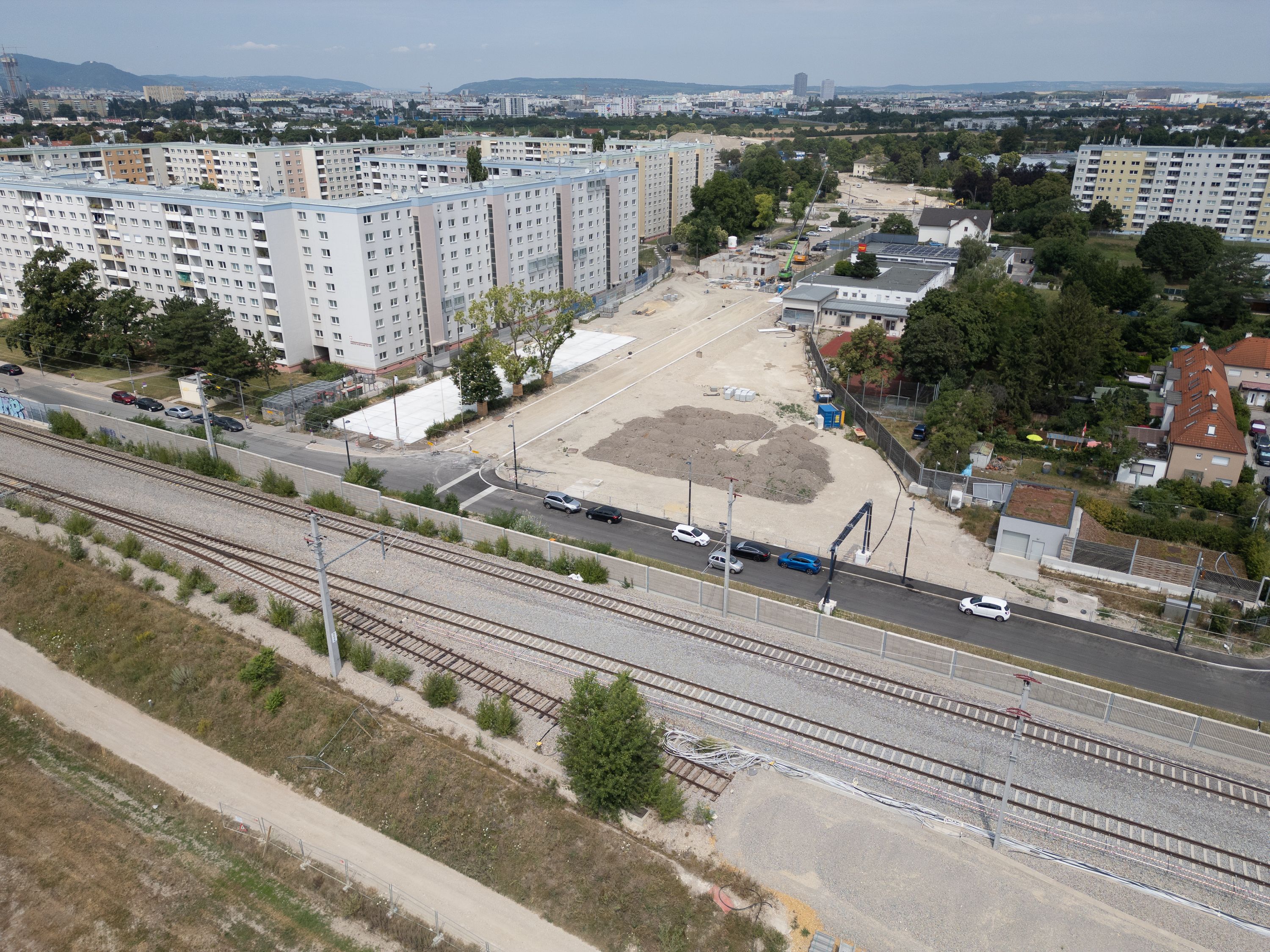 Kein Hingucker: Die 3,3 Kilometer lange Stadtstraße wird die Seestadt Aspern mit der Südosttangente verbinden.