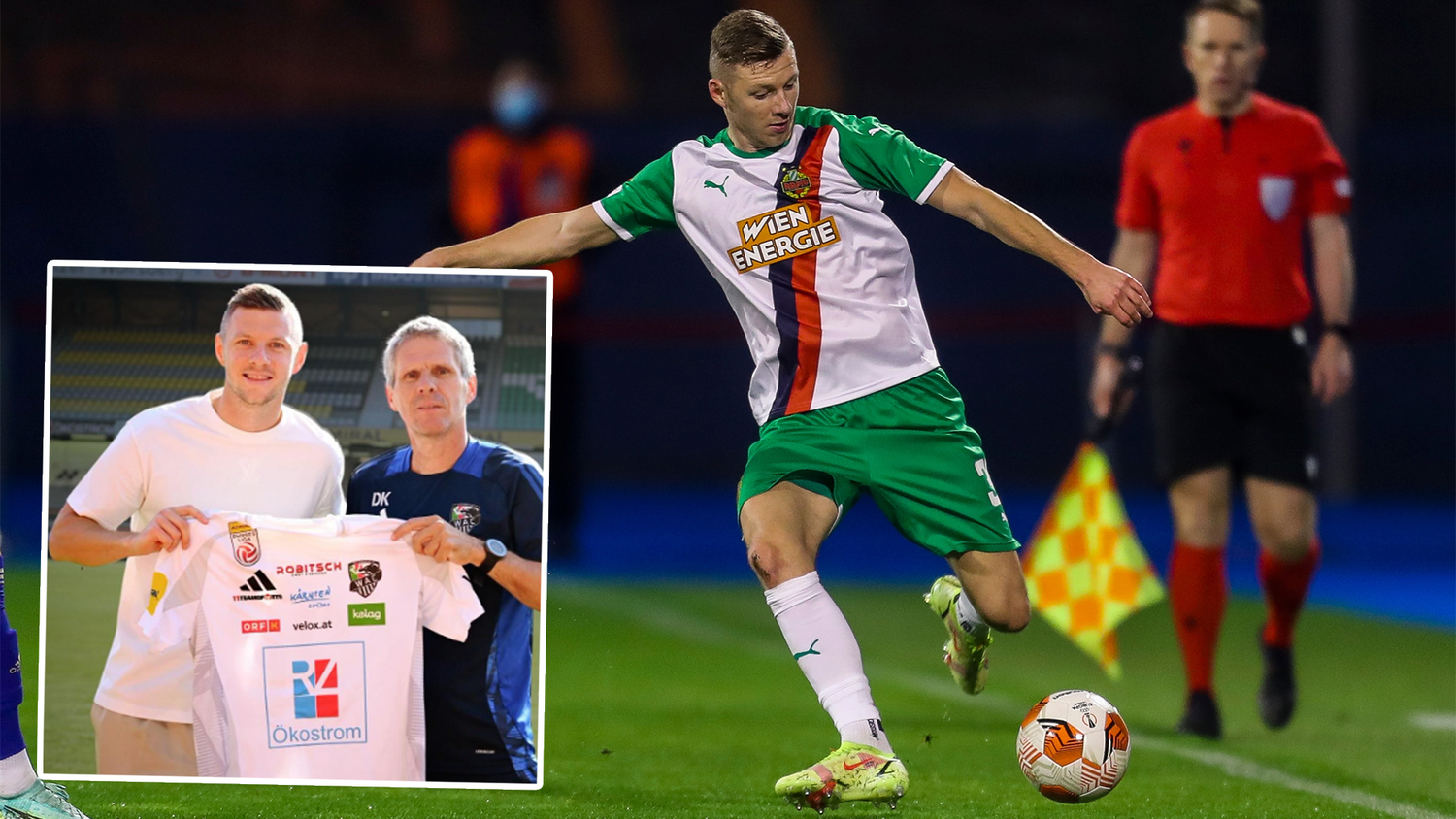 Maximilian Ullmann und Didi Kühbauer sind wieder vereint.