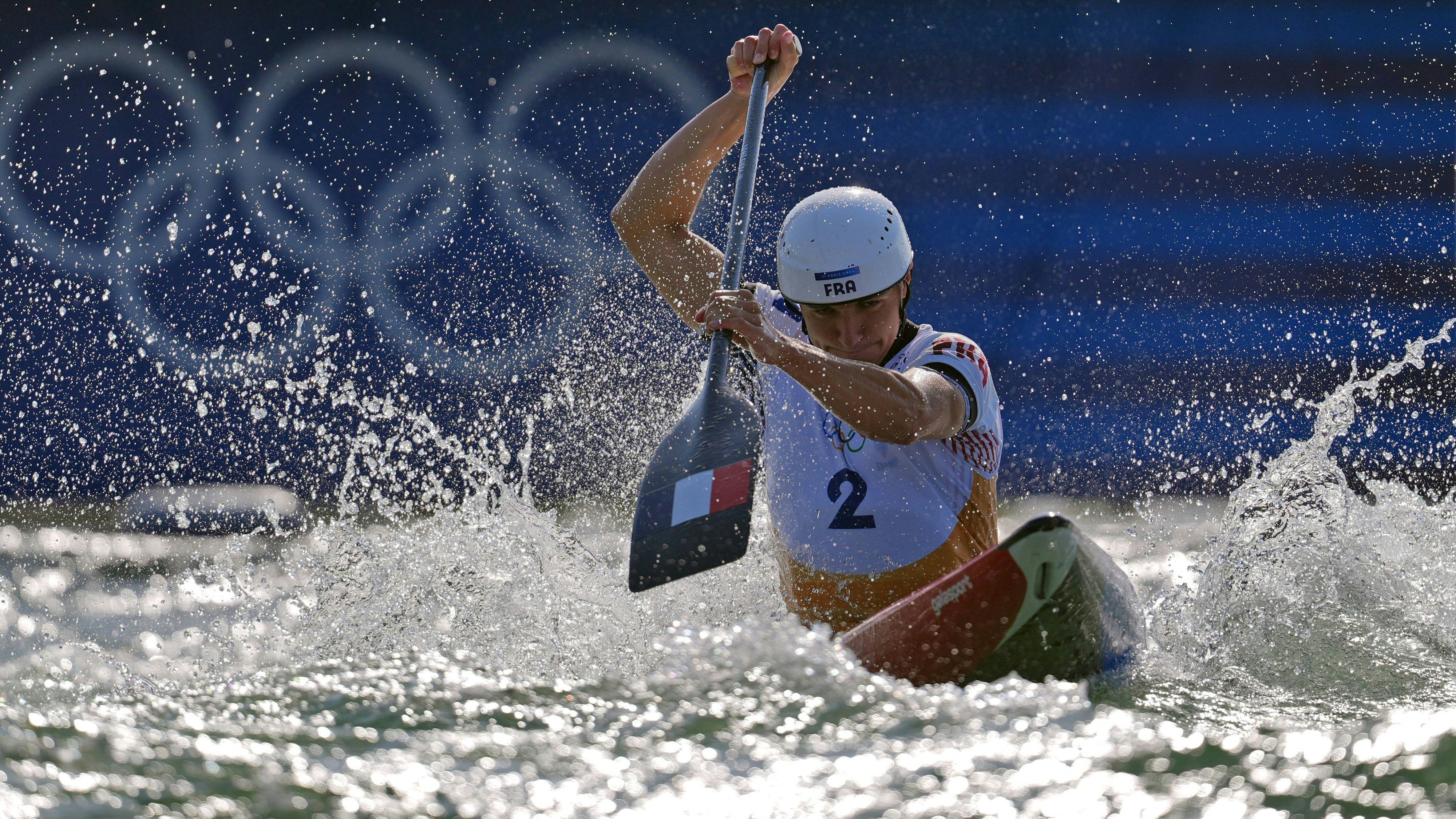 Der französische Kanute Nicolas Gestin wurde Heim-Olympiasieger.