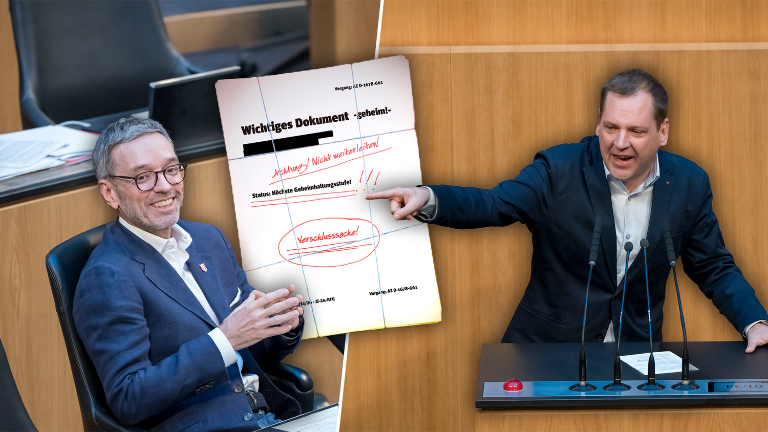 Der angebliche Geheimvertrag zwischen SPÖ und ÖVP sei laut Klubobmann Philip Kucher (SPÖ) ein schlechter Fake der FPÖ.