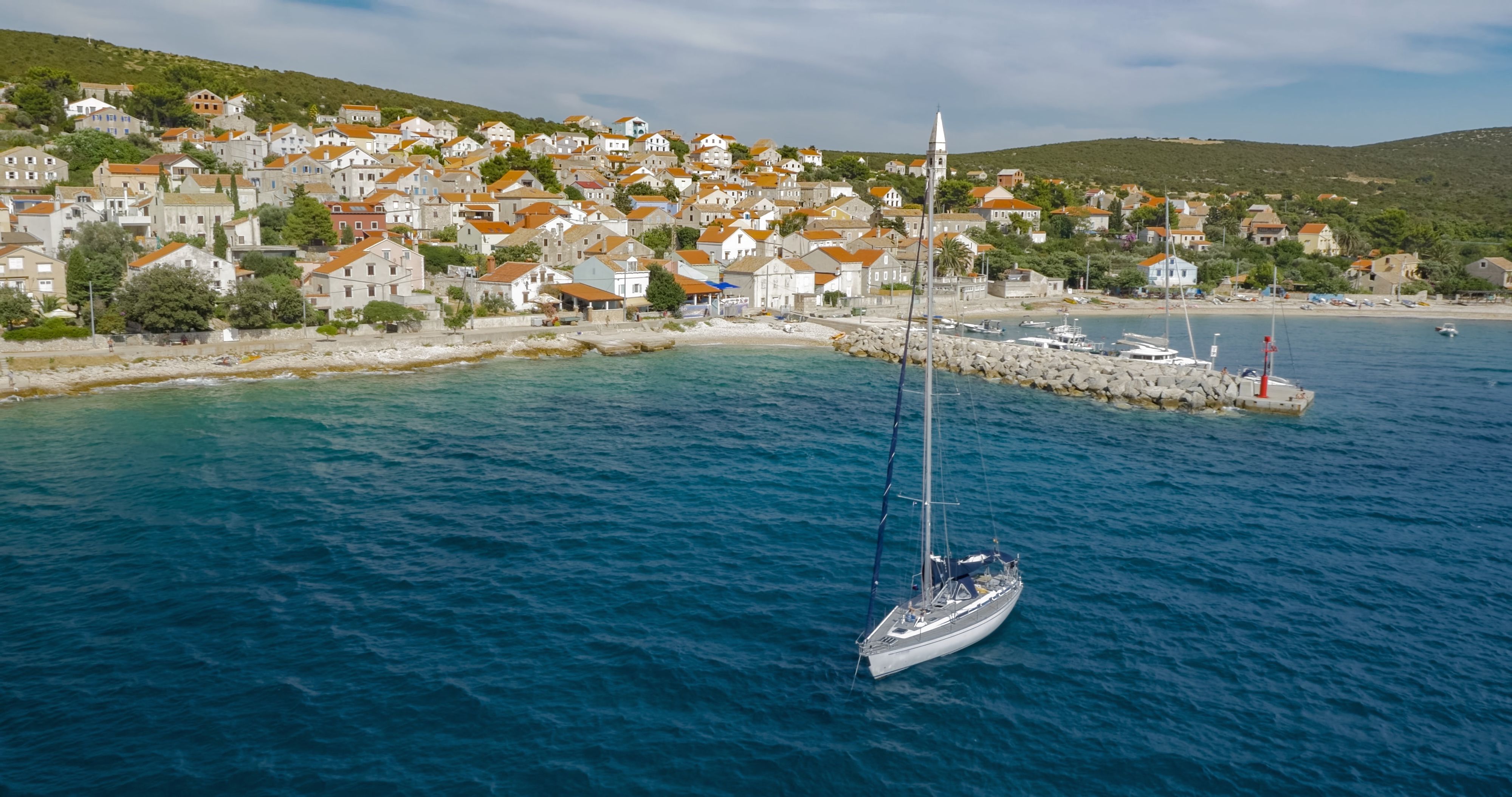 Auf der Insel Unije gibt es keine Hotels, sondern wenige Privatunterkünfte.