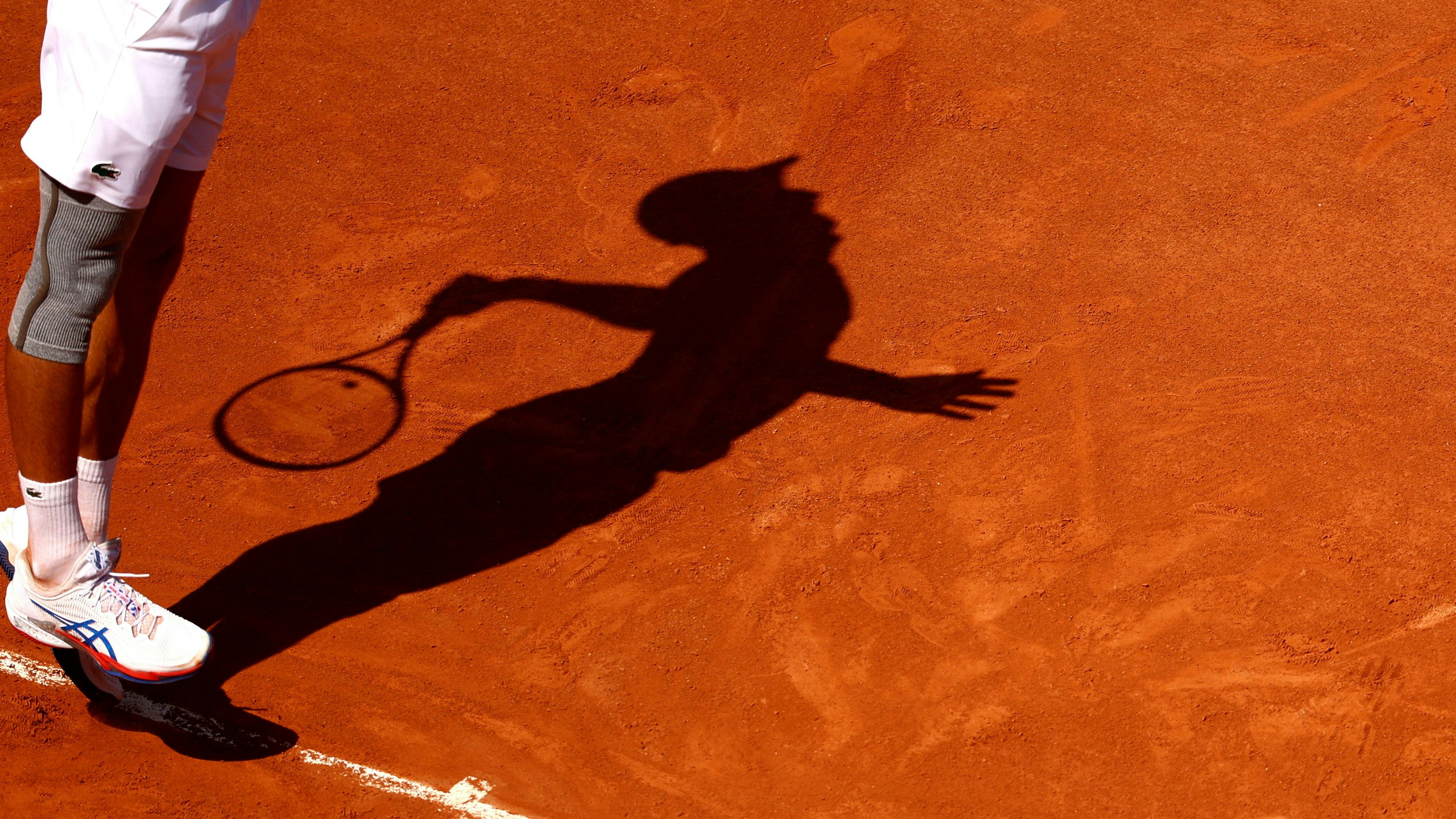 Beim Tennisturnier sind einige Spieler ein Schatten ihrer selbst